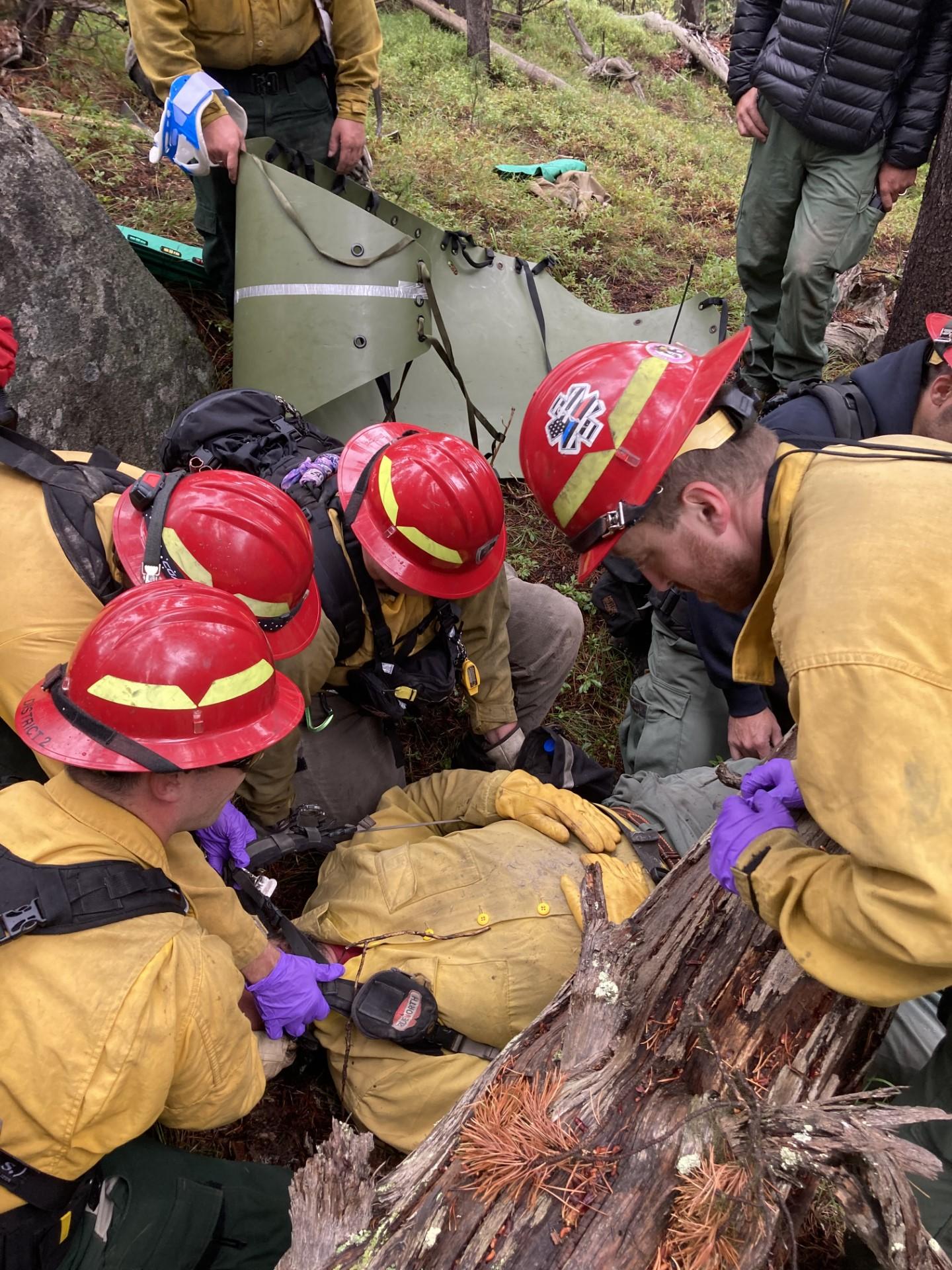 Incident Within and Incident Scenario on the Bowles Creek Fire