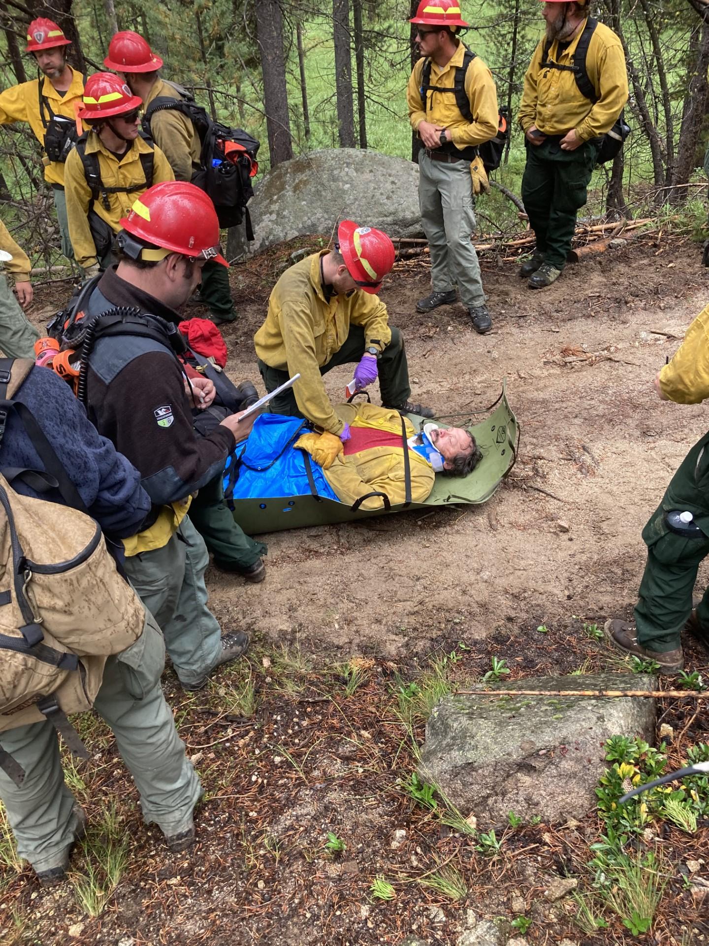 Incident Within and Incident Scenario on the Bowles Creek Fire