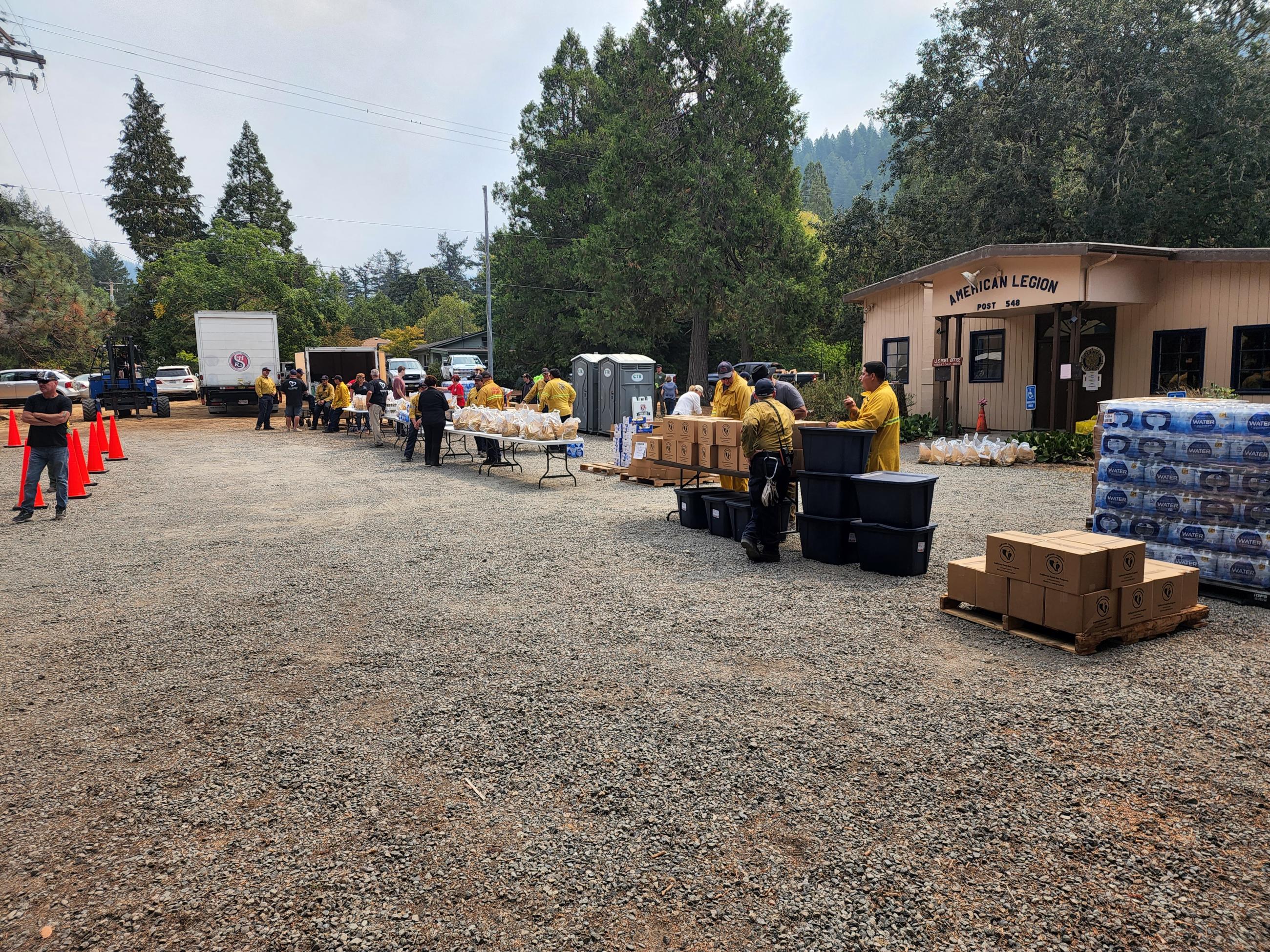 Welcome Home Gasquet Residents Food Distribution