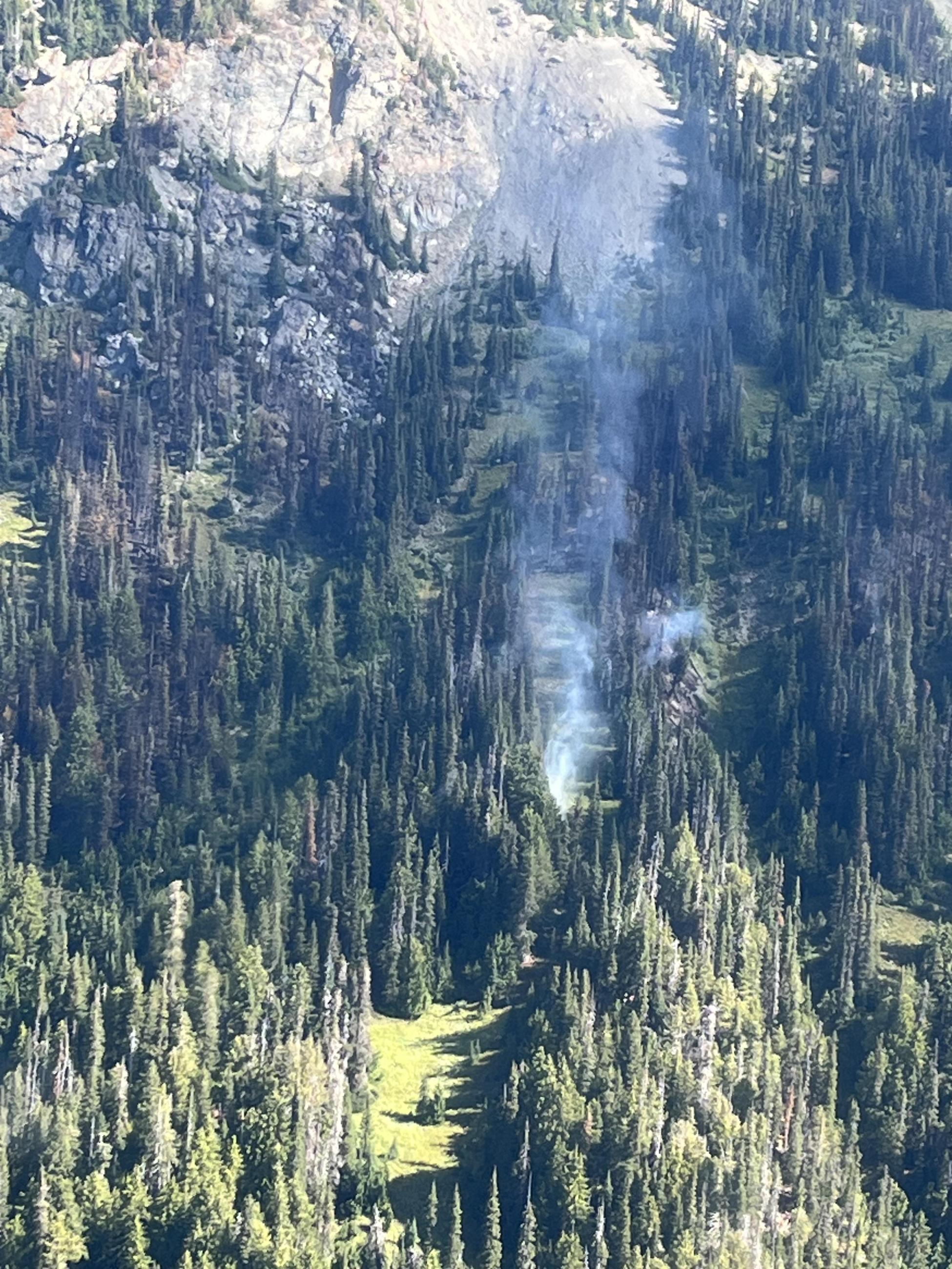 Smoke from diamond mountain fire 09.1.2023
