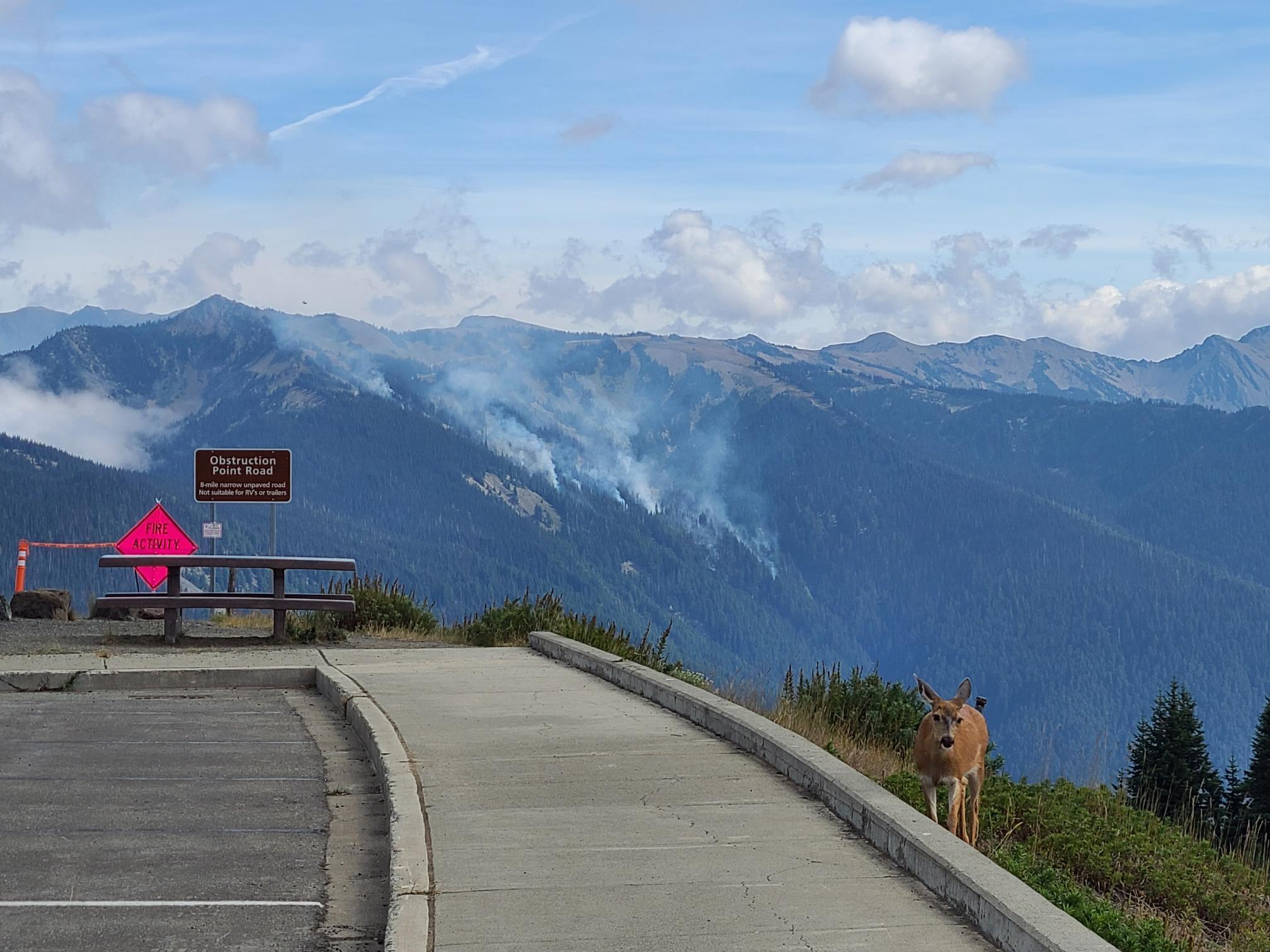 Smoke from Eagle Point Fire September 4, 2023