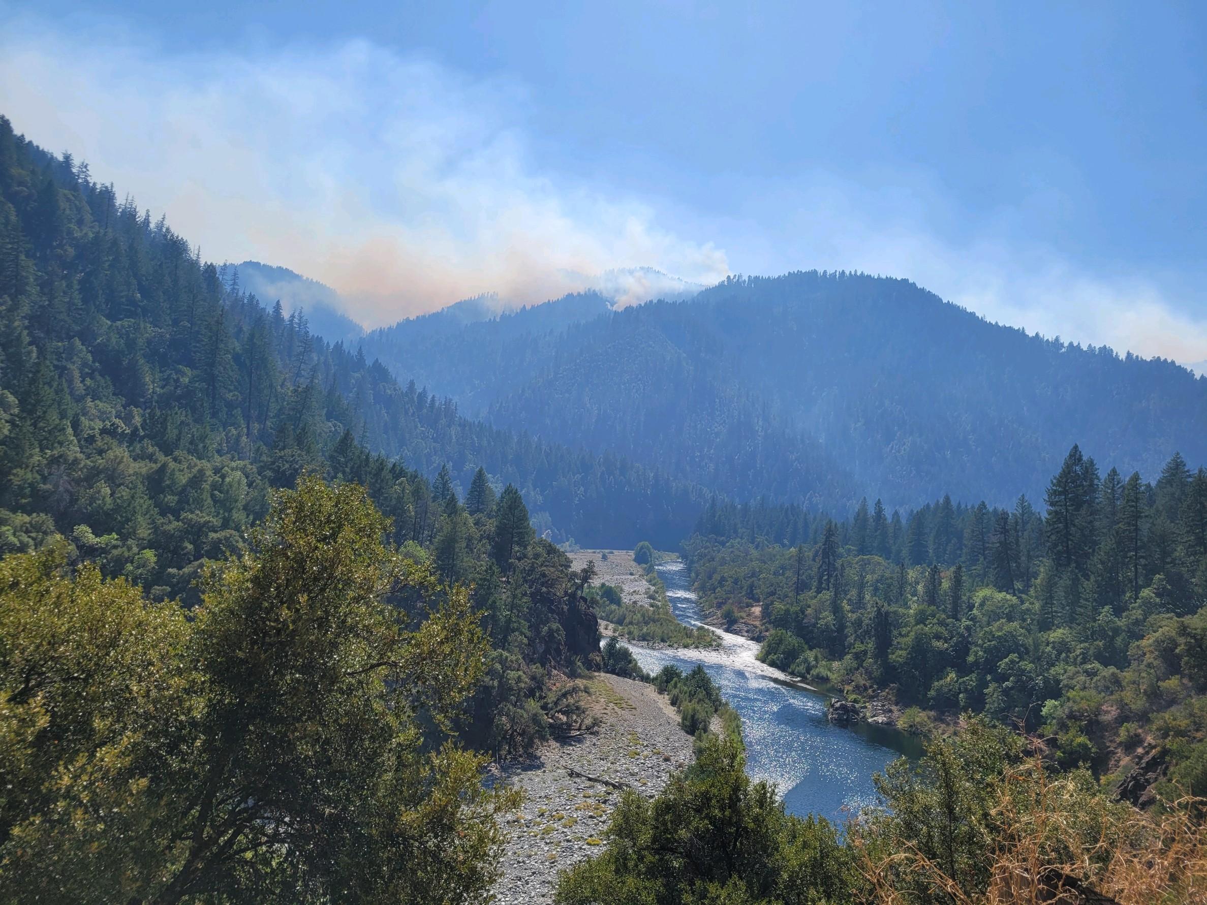 View of Pearch Fire September 20, 2023