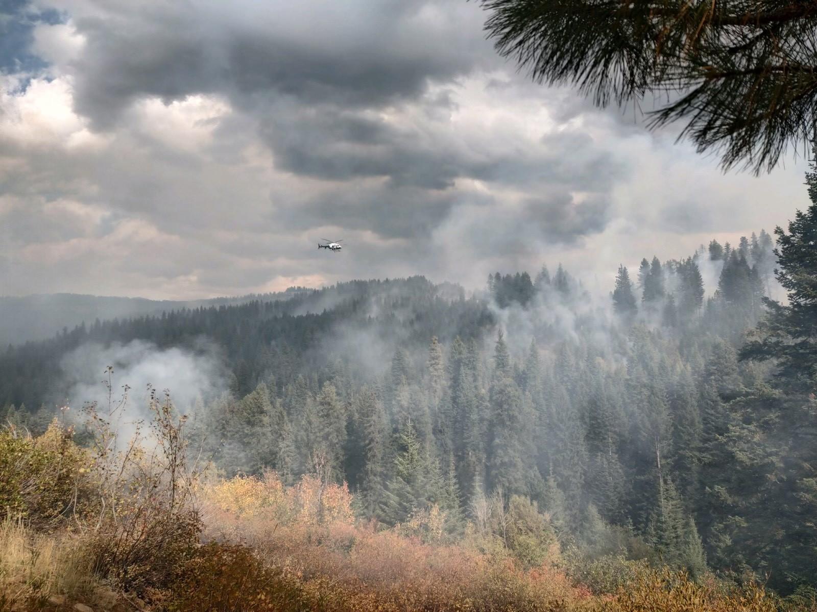 Helicopter ignitions play a major role in successful prescribed burning