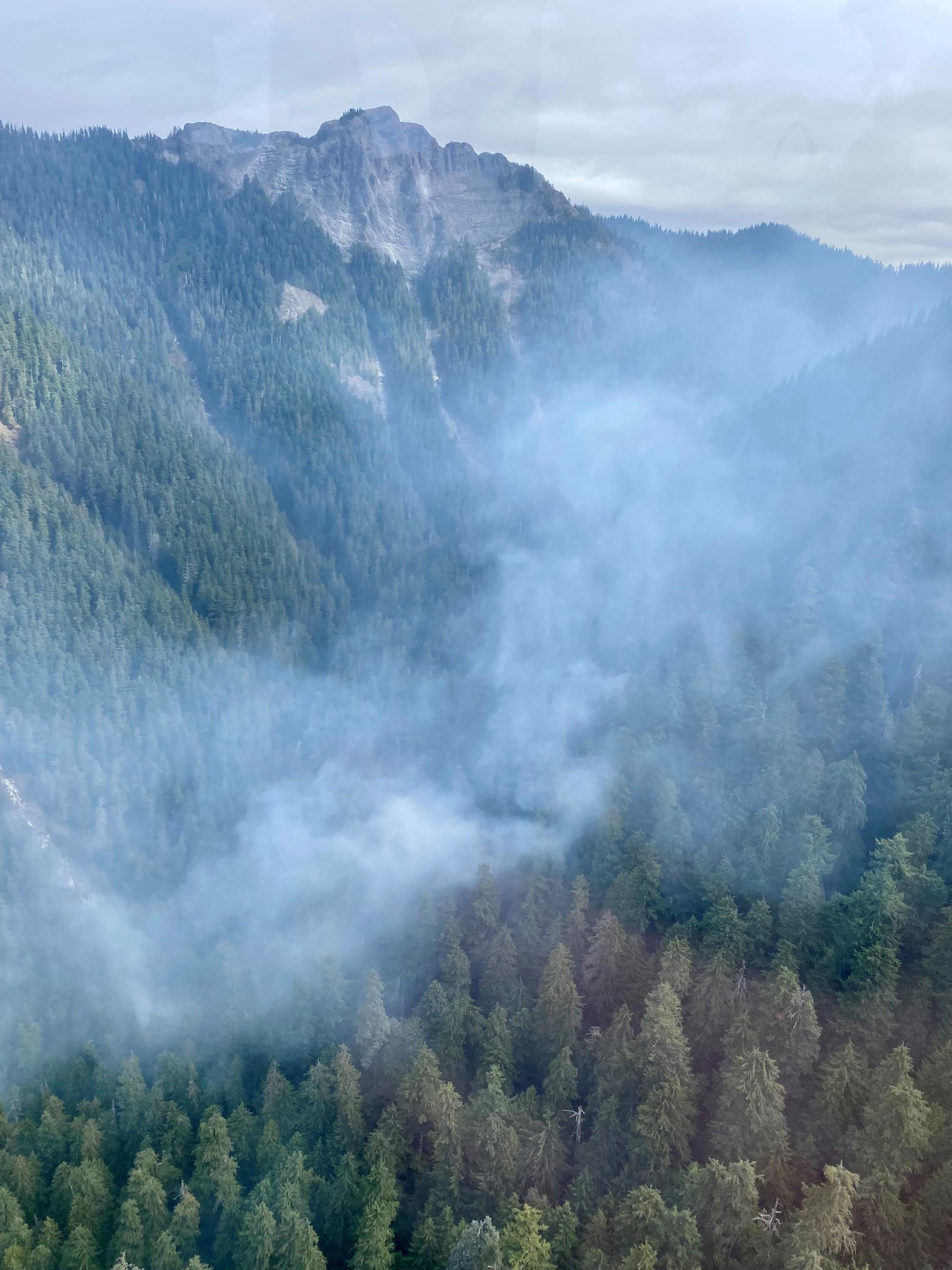  Smoke over Grassy Mountain Fire on Tuesday, September 12