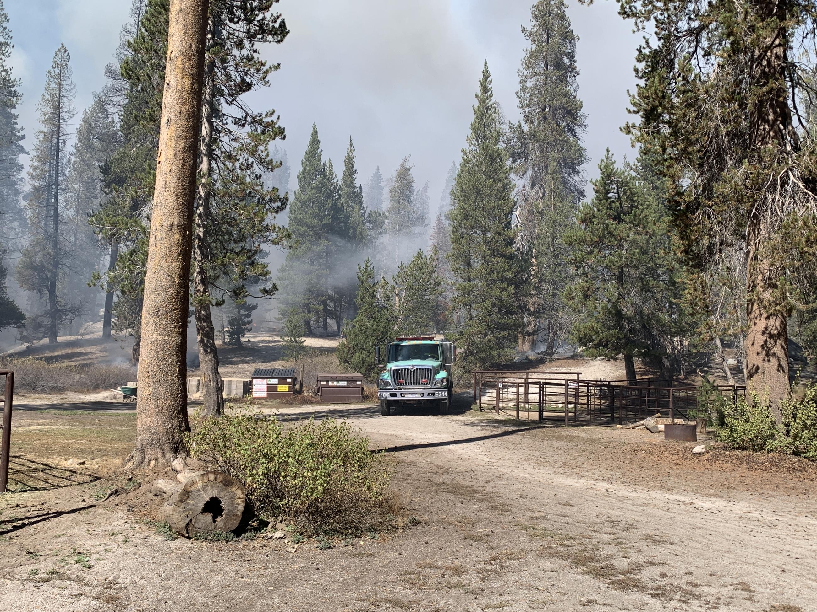 Type three engine patrolling Buck Rock