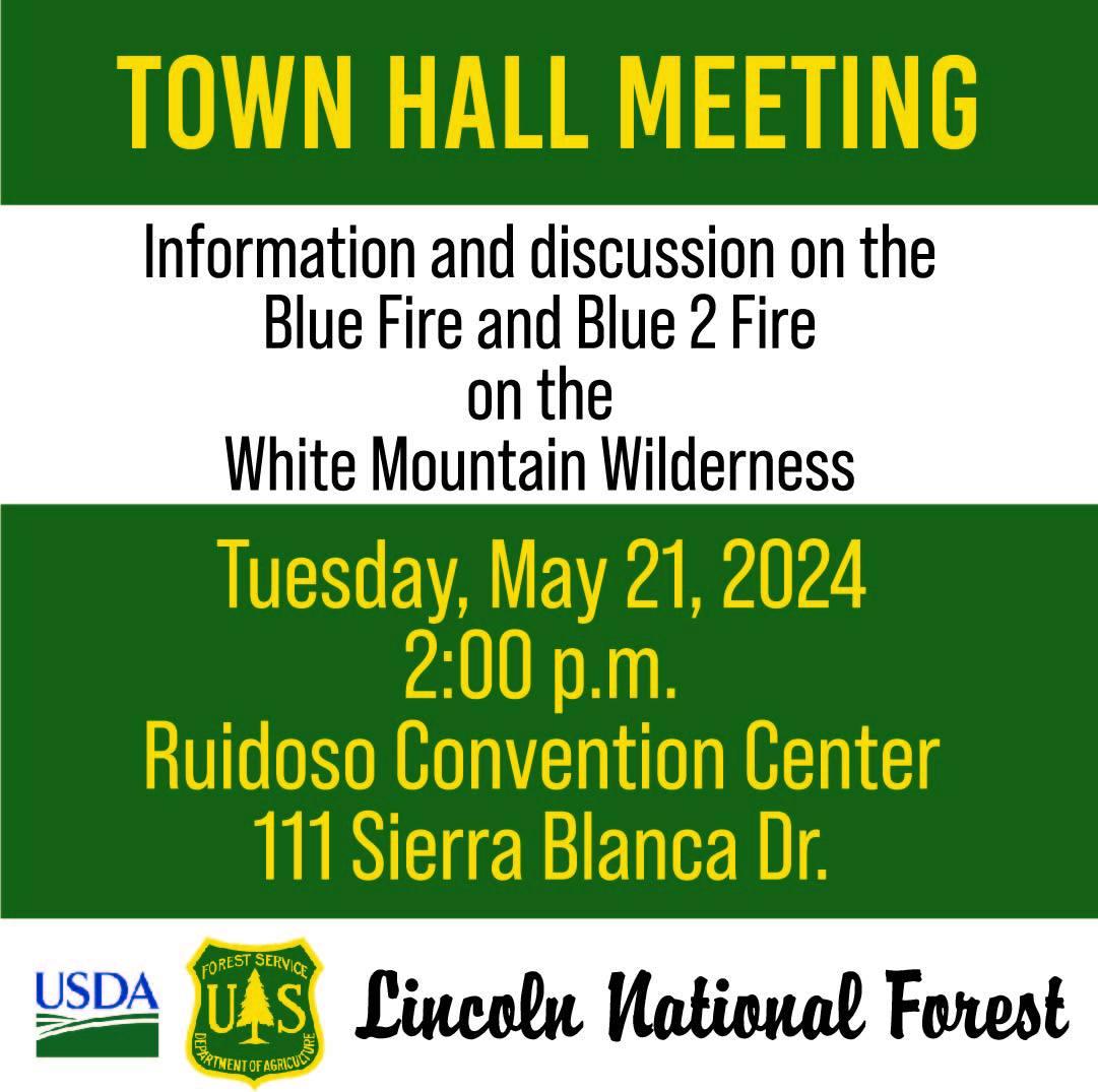 Town Hall Meeting Tuesday, May 21, at 2:00 p.m.
