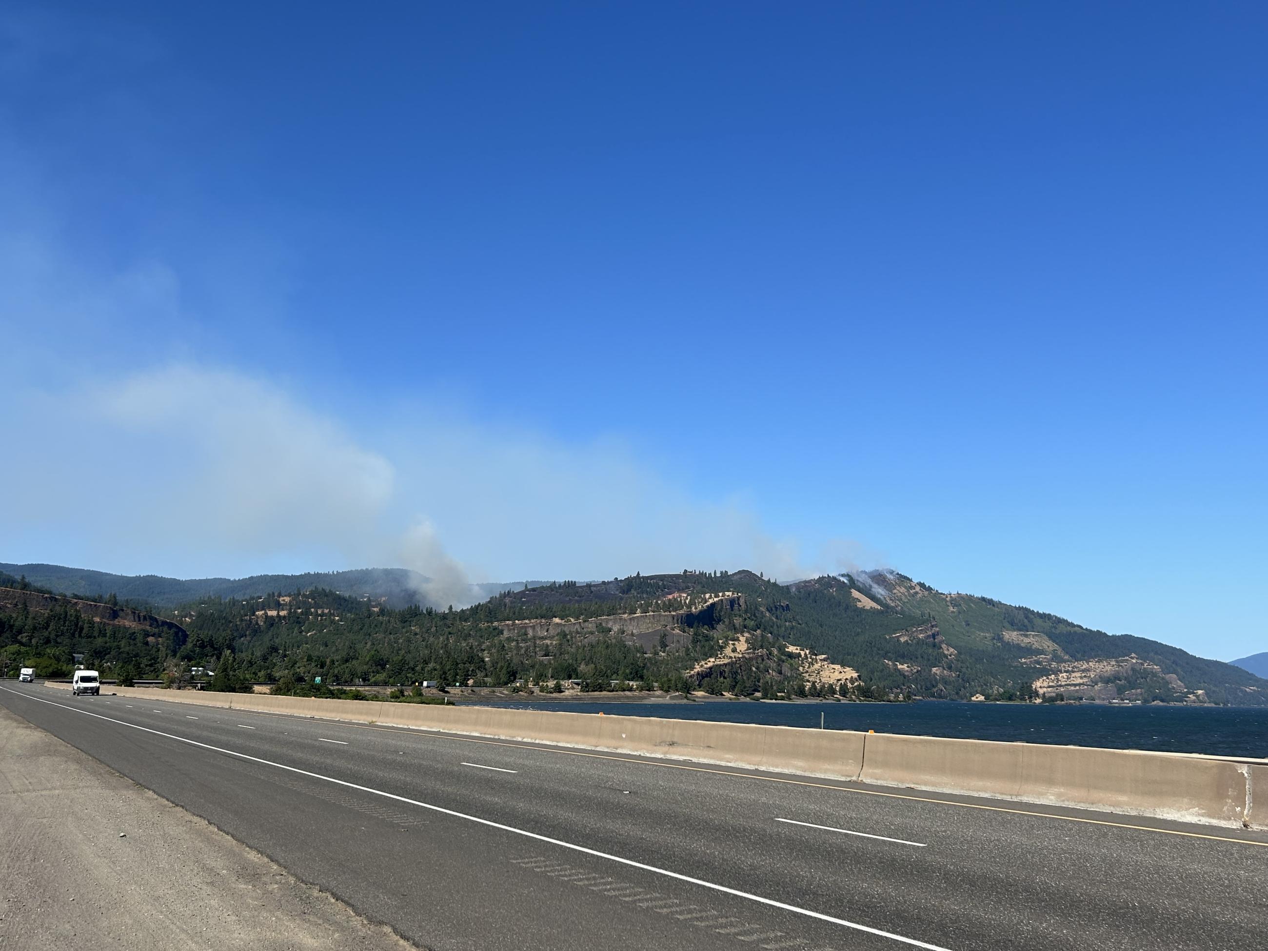 Microwave Tower Fire, Mosier Oregon