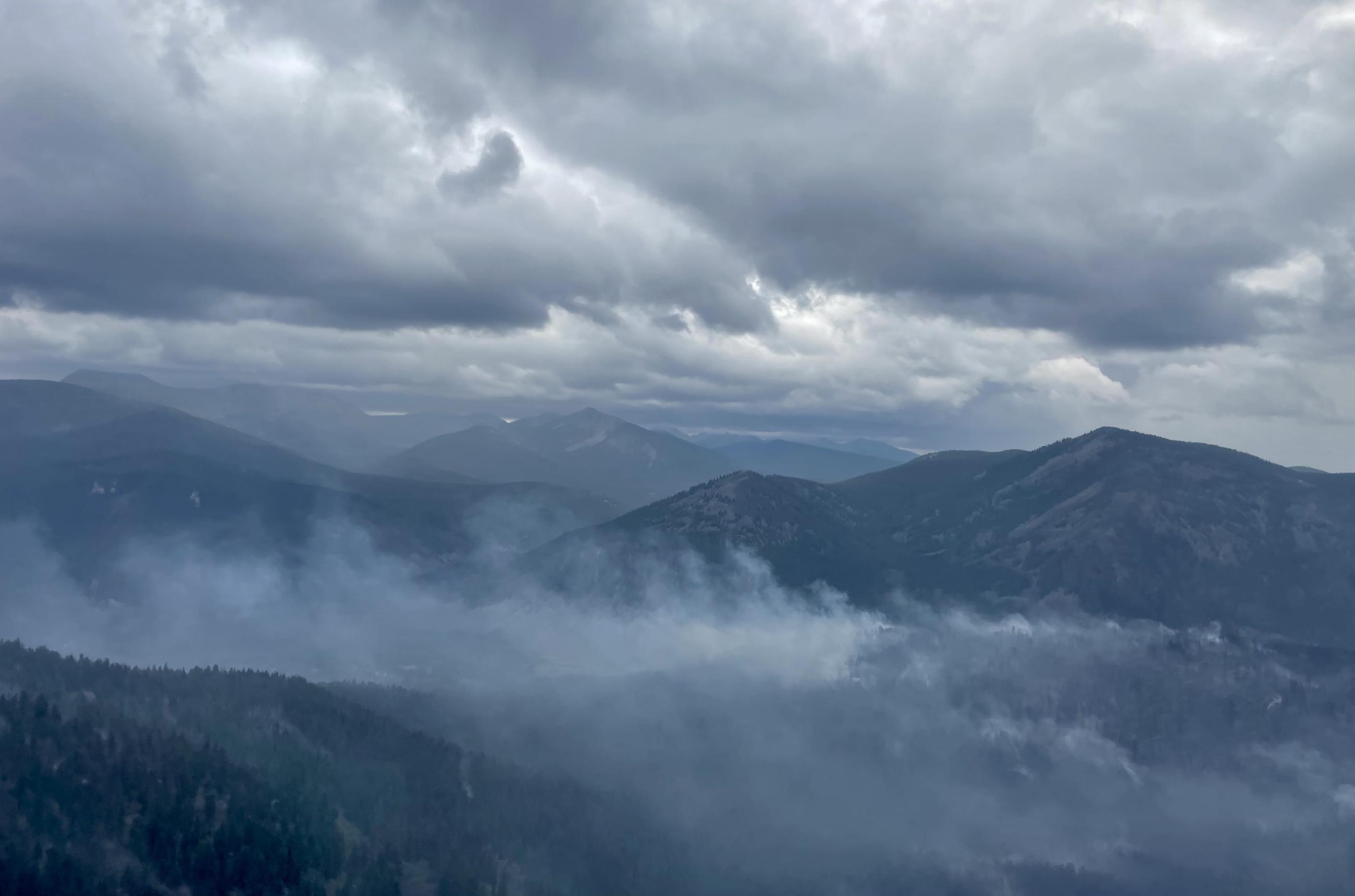 Grouse Fire picture south Black Lion Mtn 7-30-24