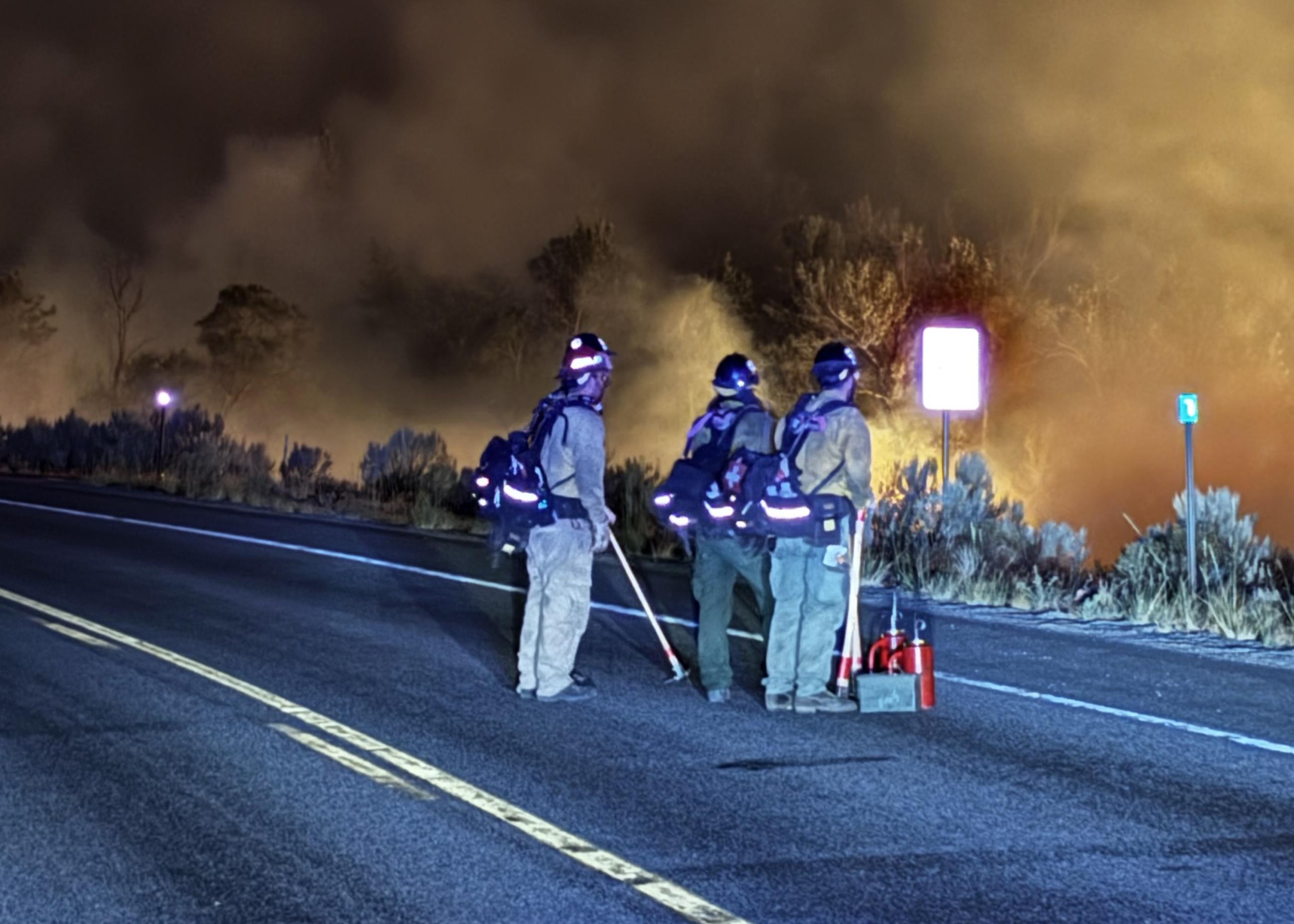 Highway 14/16/20 on the Clearwater Fire