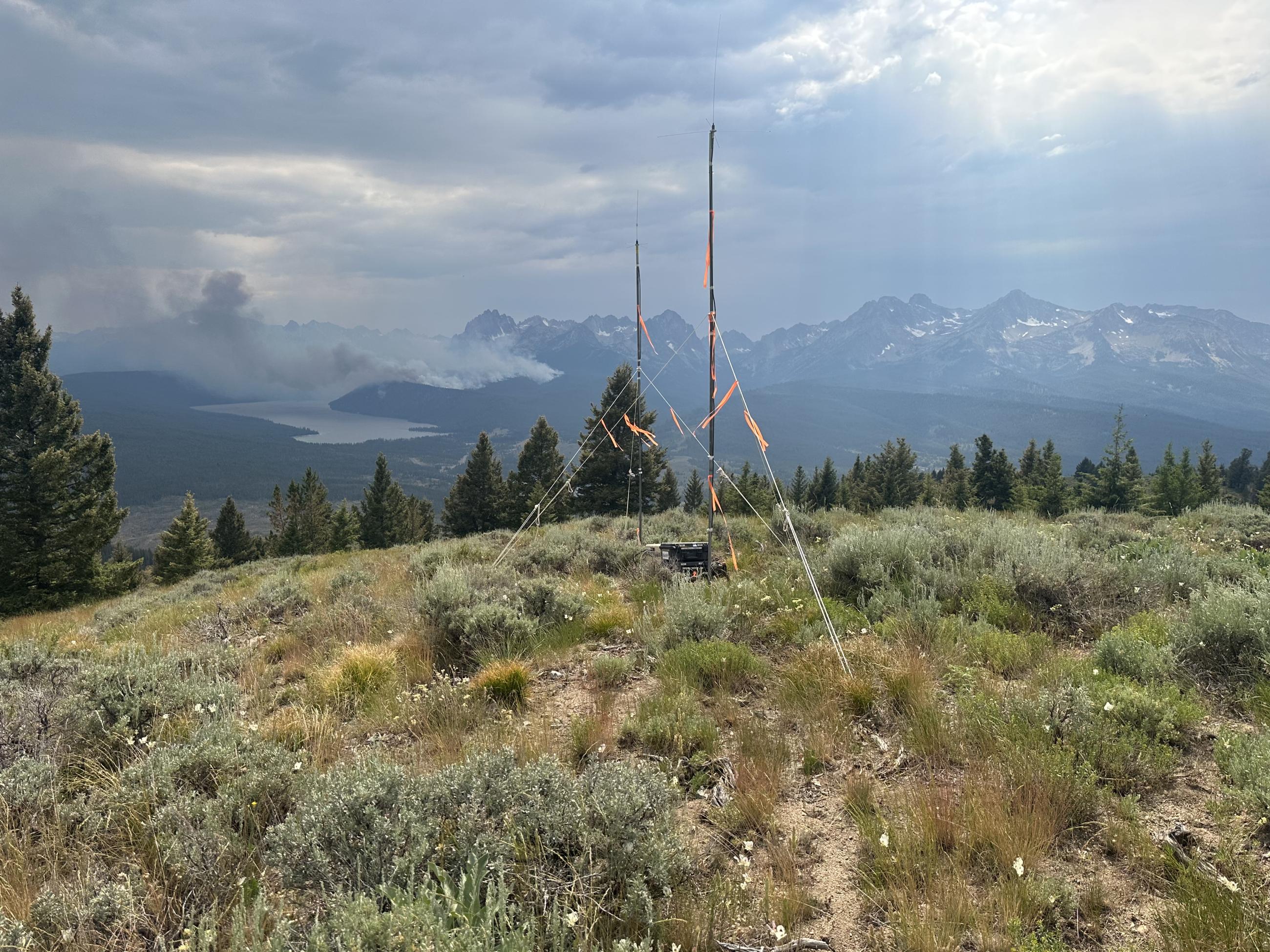 Communications infrastructure for Bench Lake Fire July 13, 2024