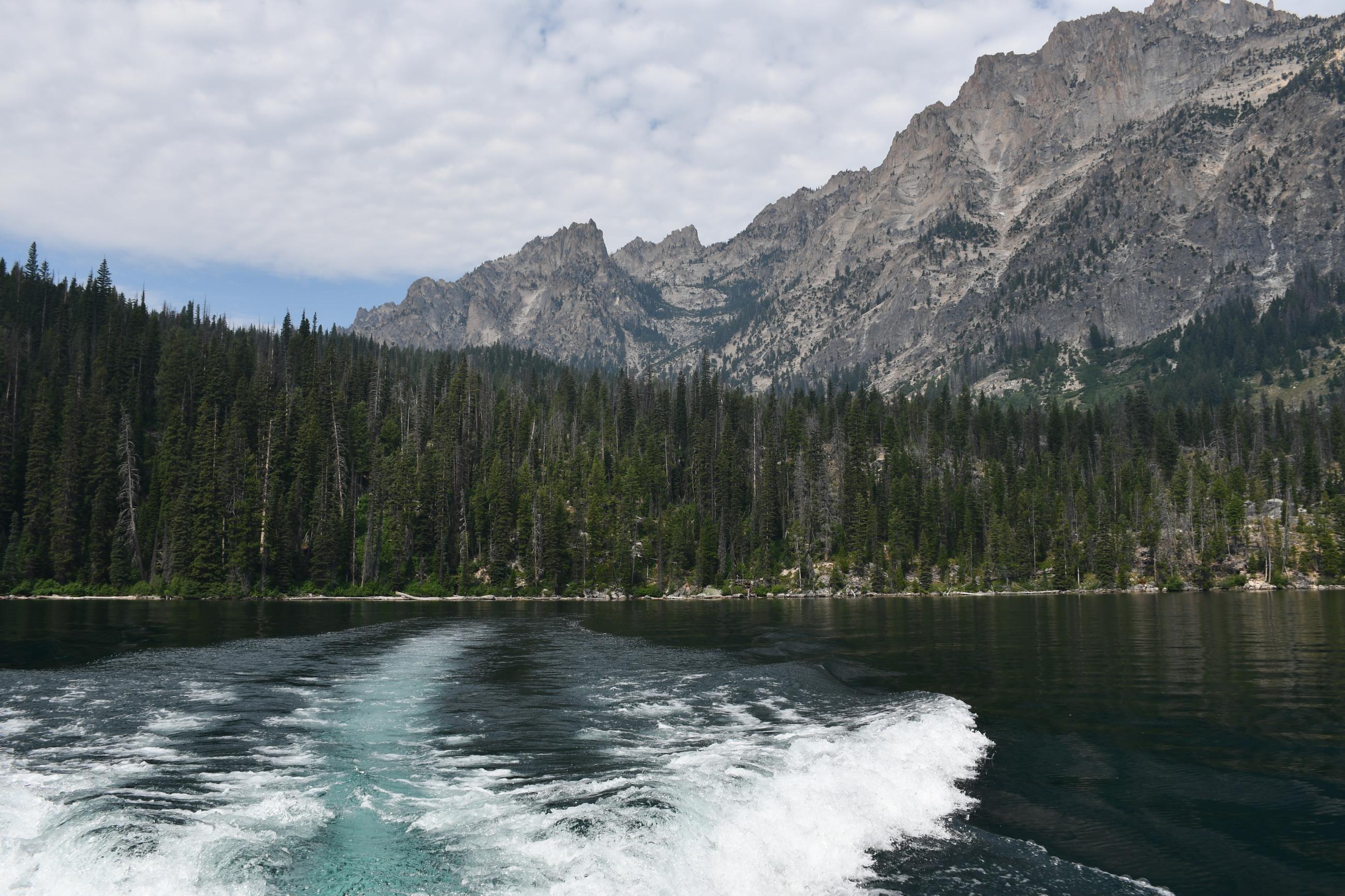 View from Redfish Lake, July 24, 2024