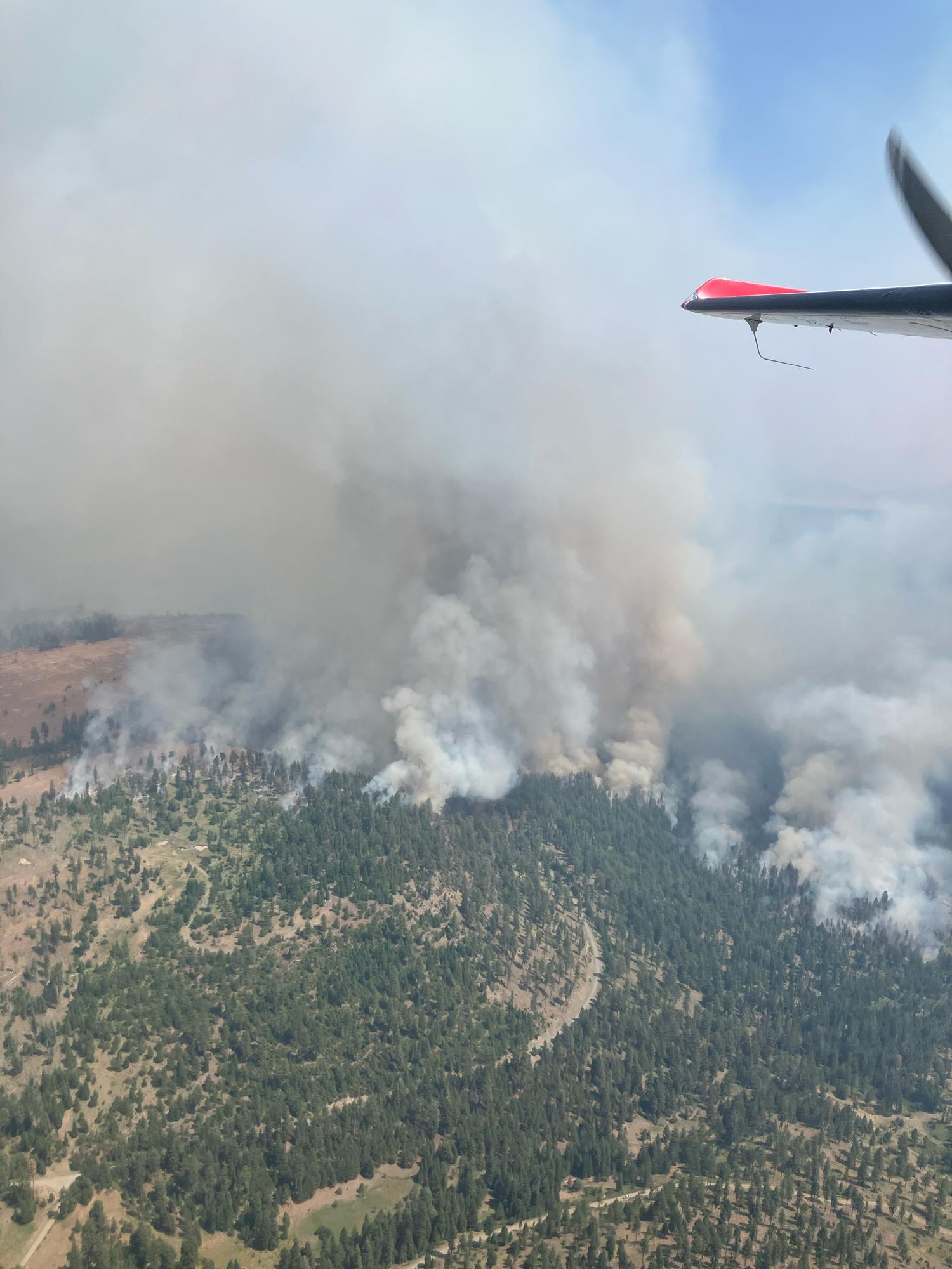 Air Attack Evening Update July 22 2024 - Lone Rock Fire