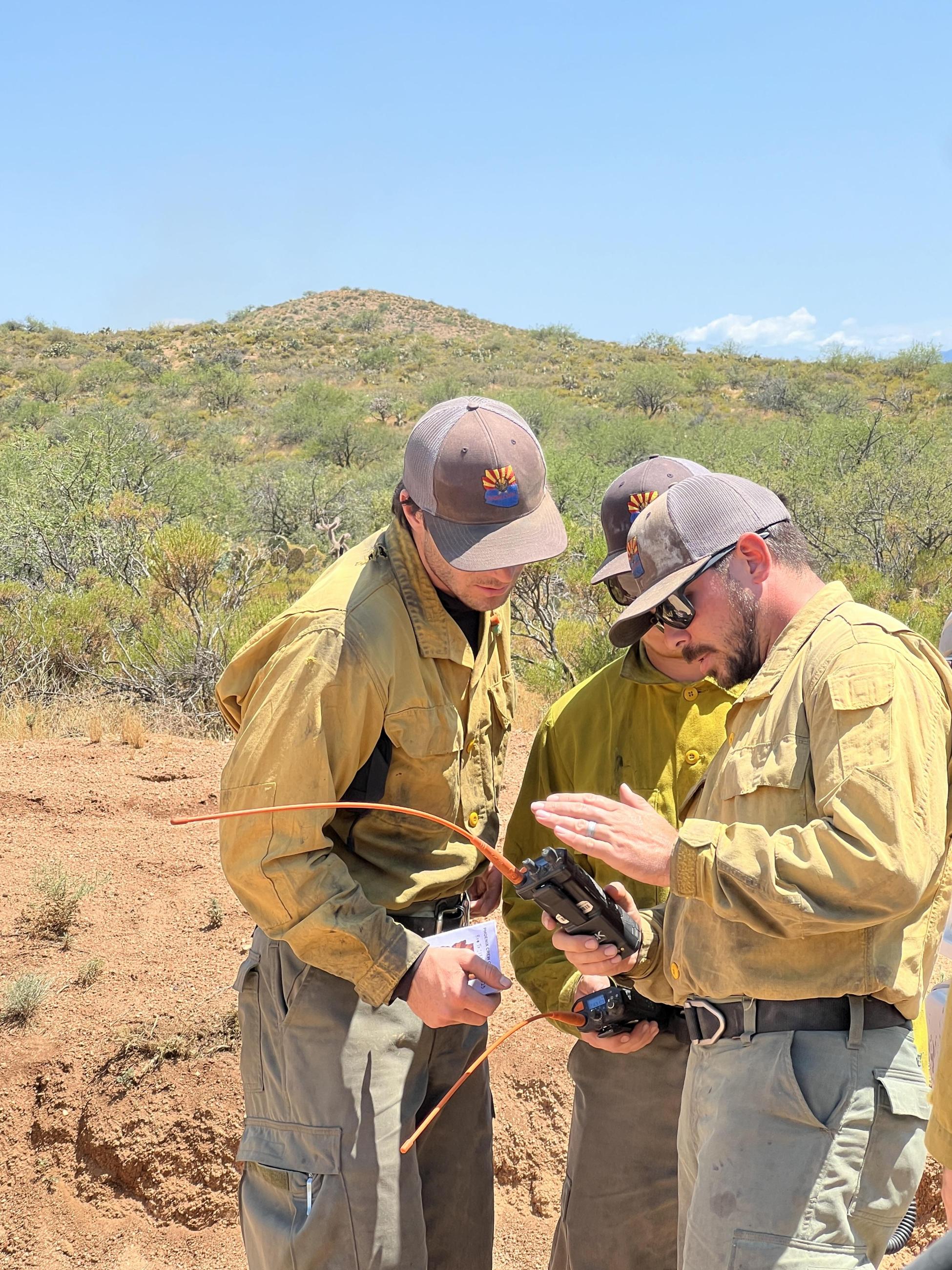 3 firefighters clone radios