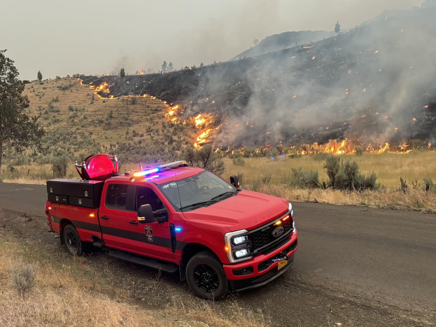 Firing Operation on the Lone Rock Fire to secure the Southwest Corner