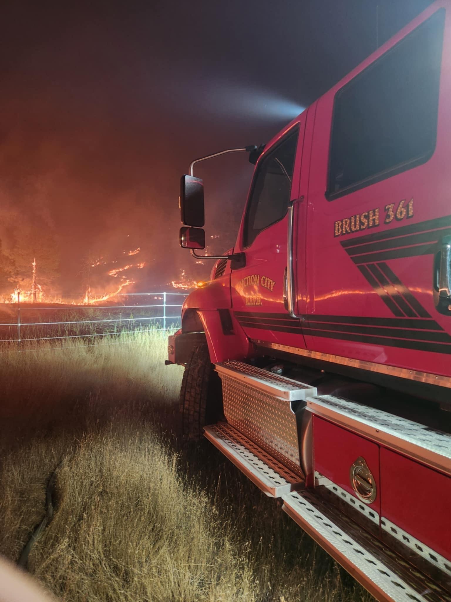 Lone Rock Fire Structure Protection