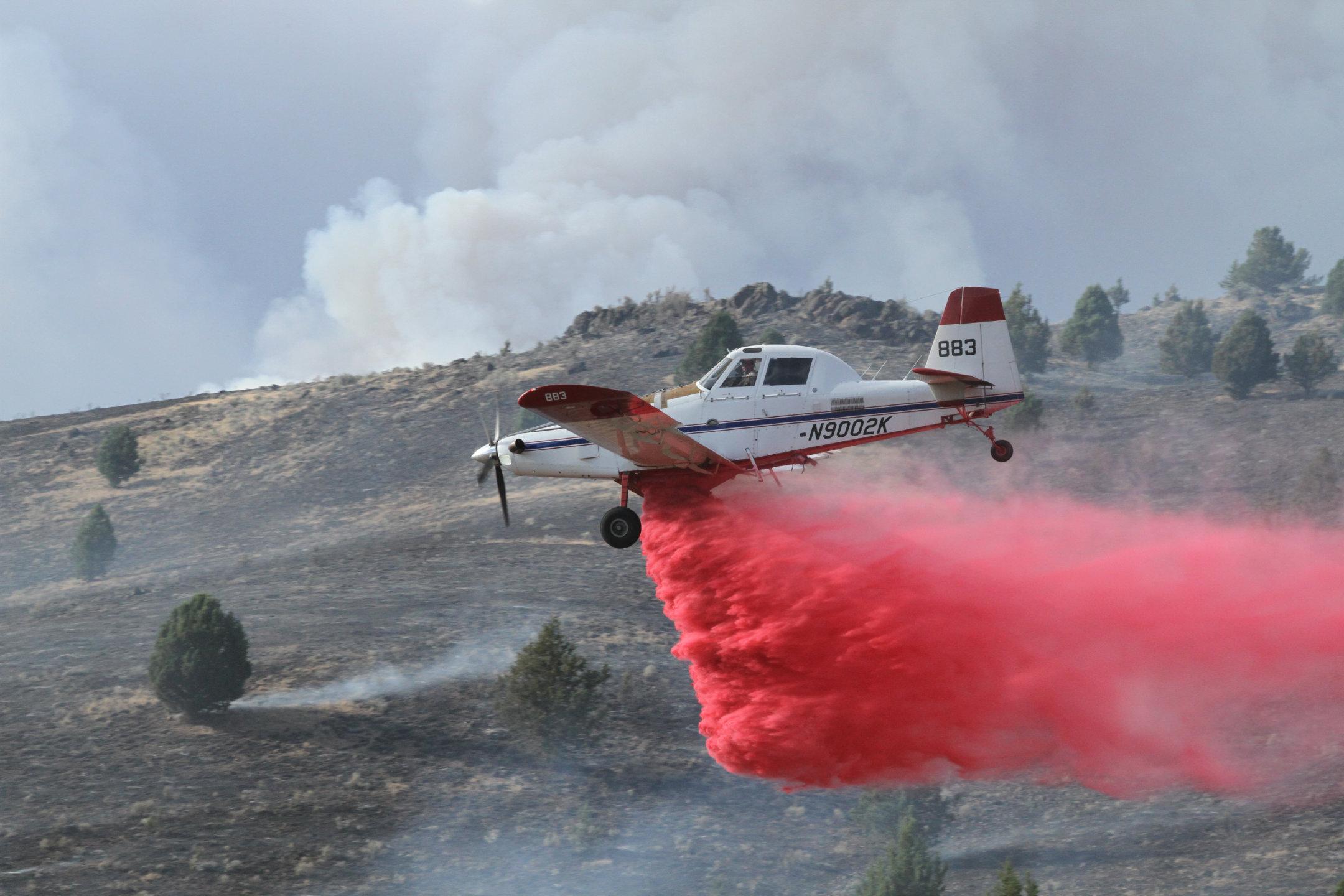 Single Engine Air Tanker (SEAT) Drops on Div O (#2), July 17.