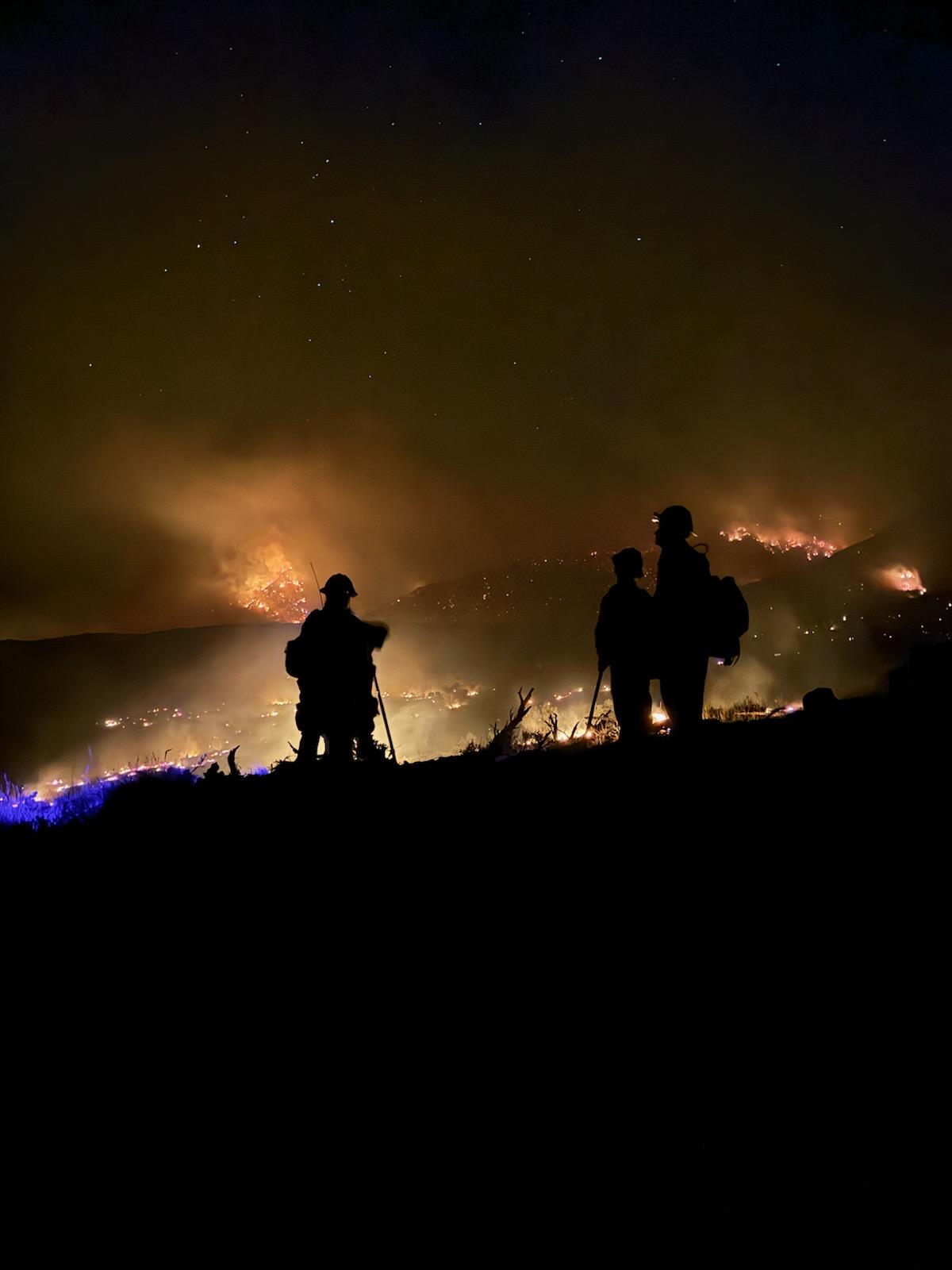 Night Operations Monitoring The Fire Edge