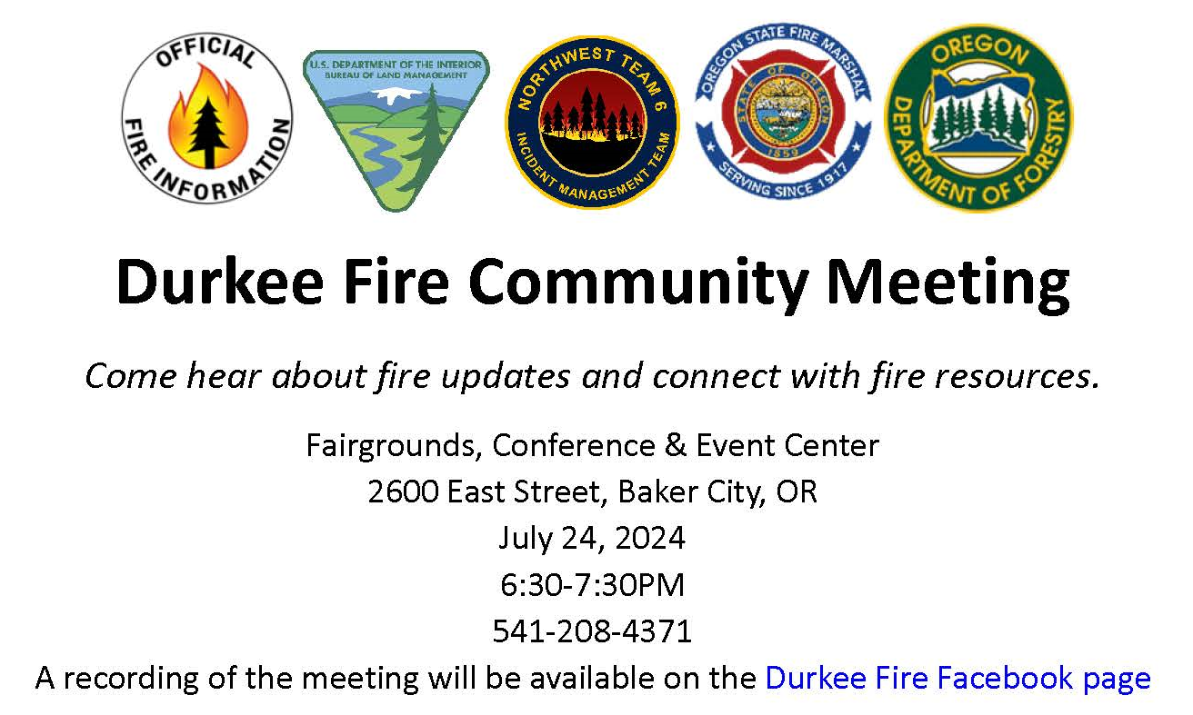 Community meeting flyer