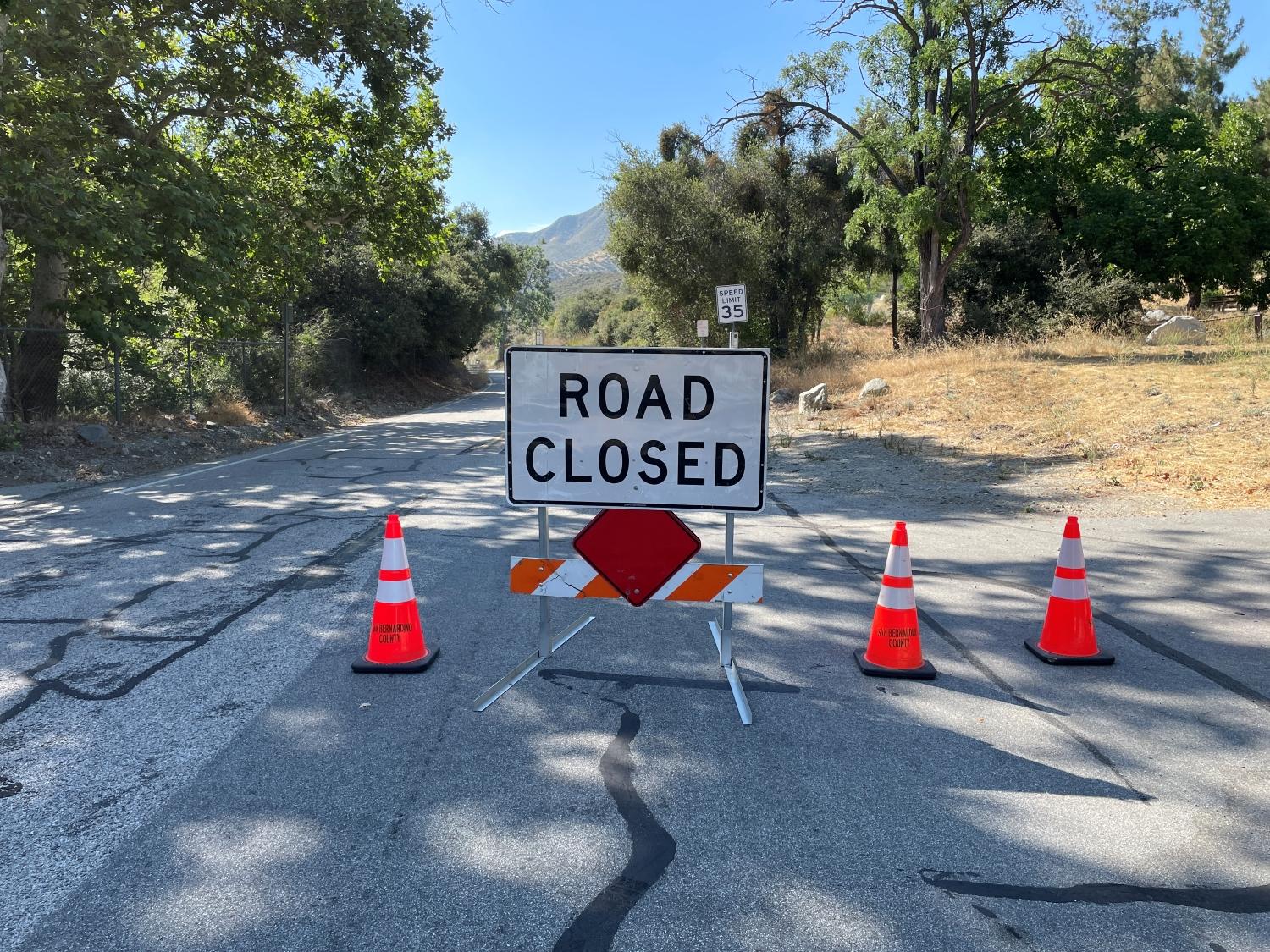 Road Closed Sign