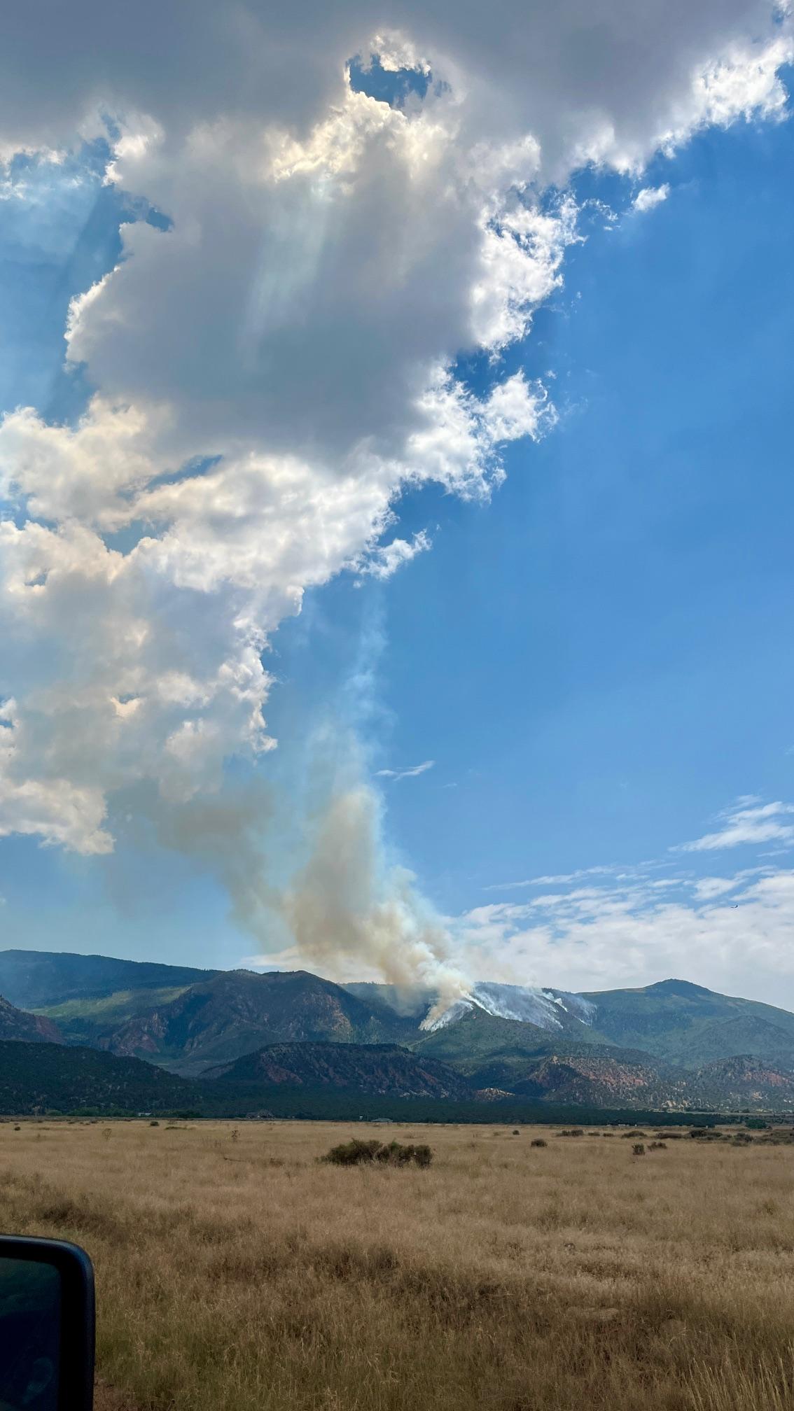 View of Graff Point Fire, July 16, 2024