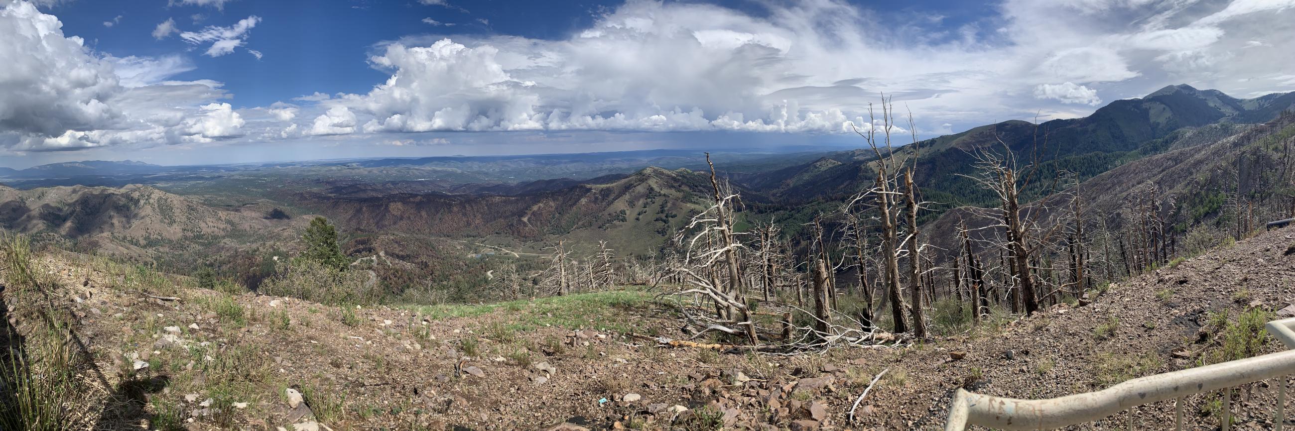 Image showing an Overview of from the Top of Eagle Canyon in the South Fork Burned Area