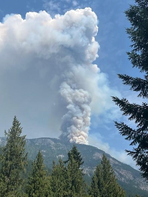 Ruby Fire in the afternoon of 8/11/24