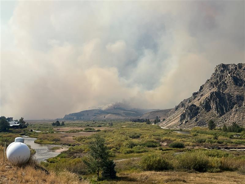 Heavy smoke in stanley aug 27