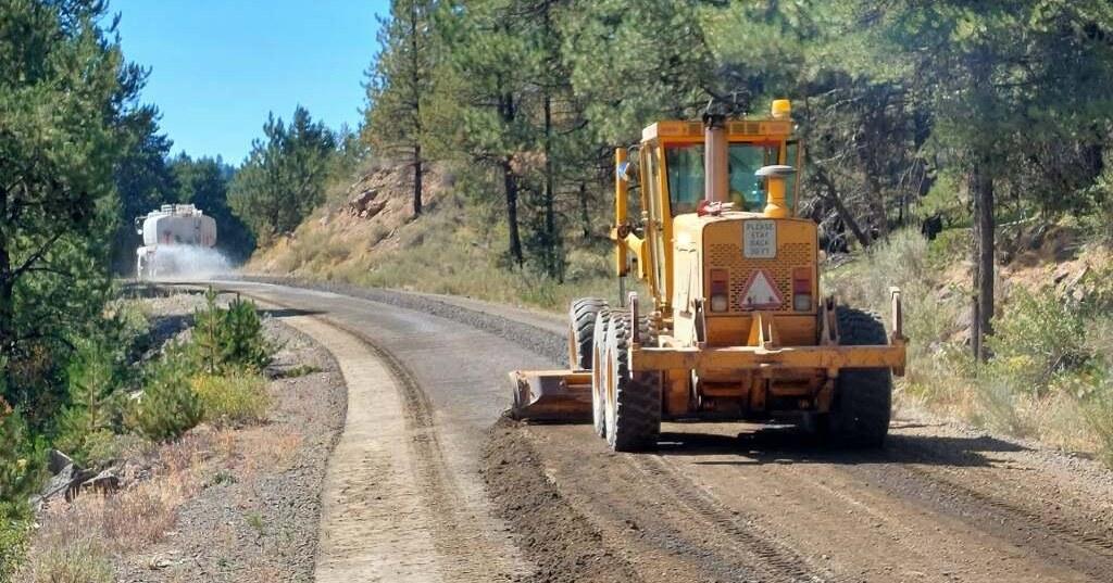 Road Grader Falls Telephone Fires Duane Chatham LSC