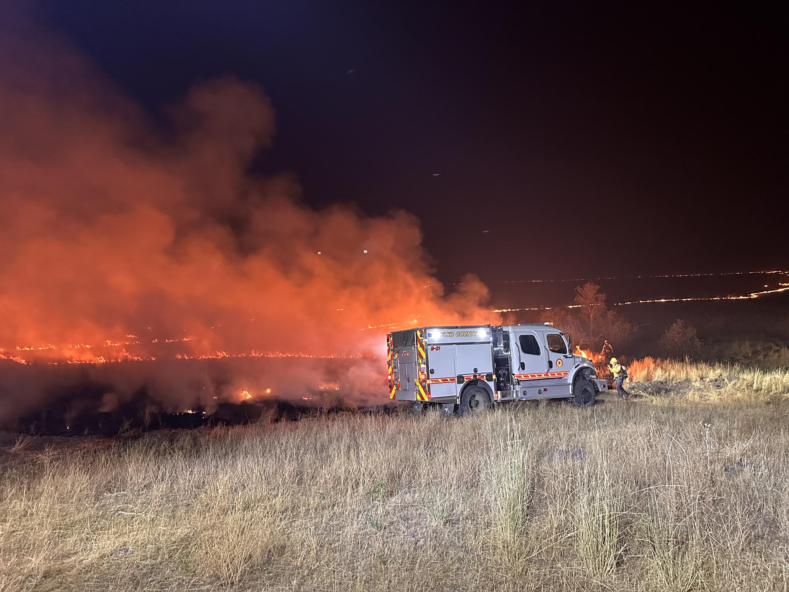 Elko Task Force fighting fire on the Paddock Fire