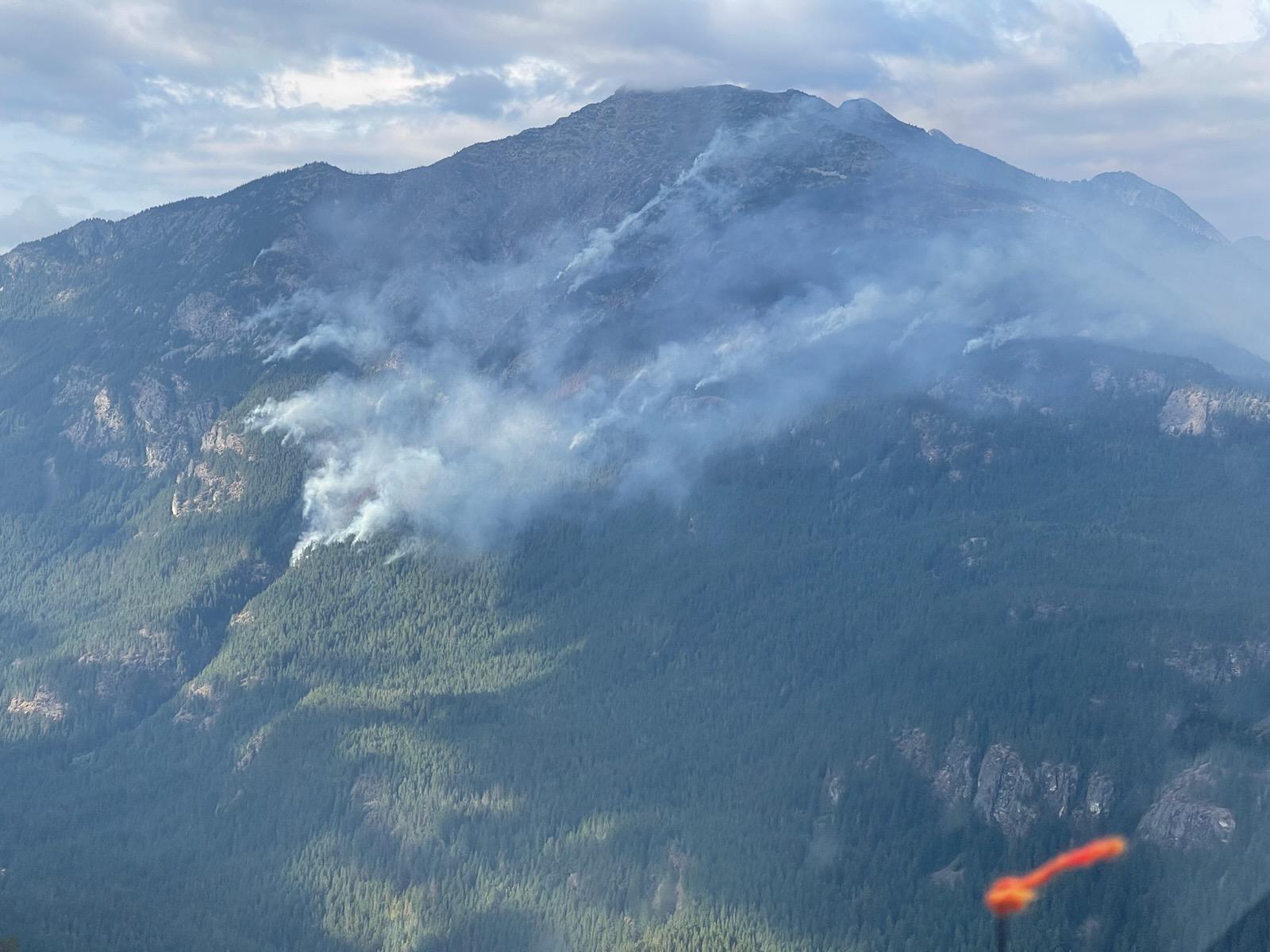 The Ruby Fire during a recon flight on 8/15/24