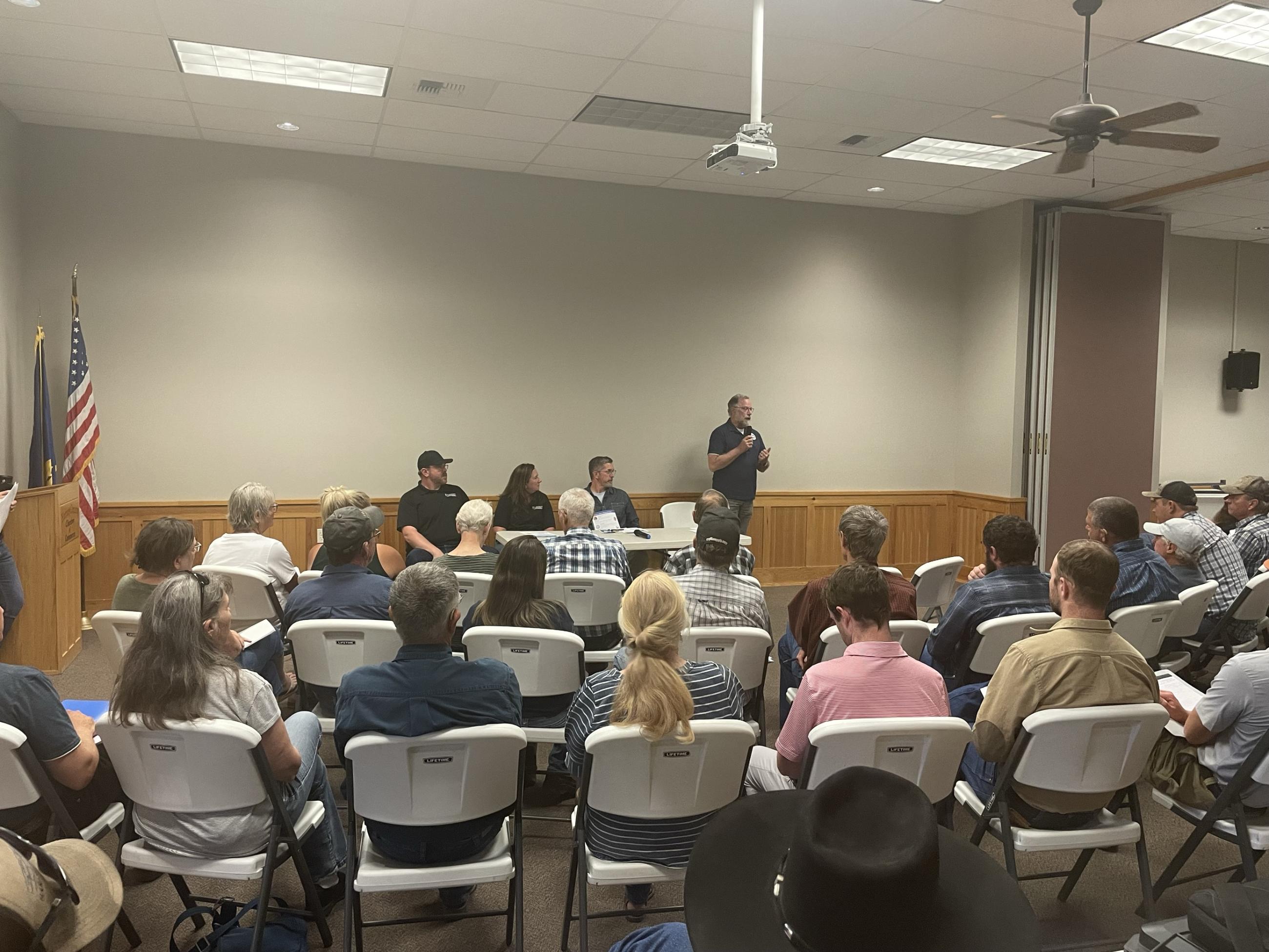 Post Fire Recovery Community Meeting Falls & Telephone Fires