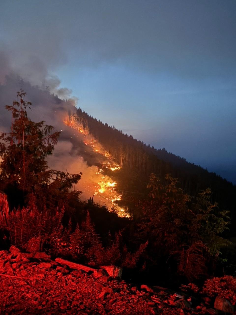 2620 Road Fire burning during Night Shift 08/16/2024