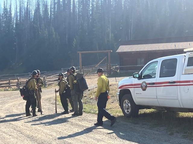 Fish Creek Fire Hot Shot Crew August 22, 2024