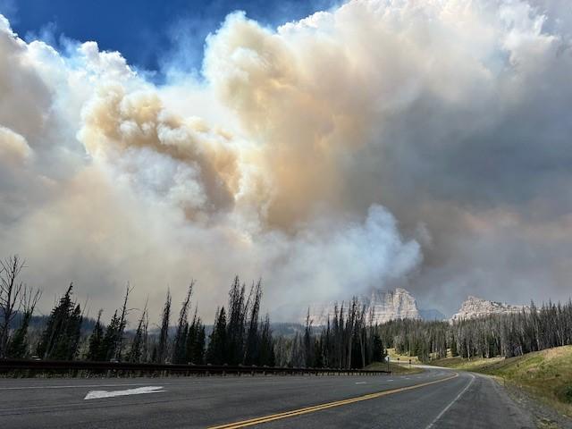 Fish Creek Fire August 22, 2024