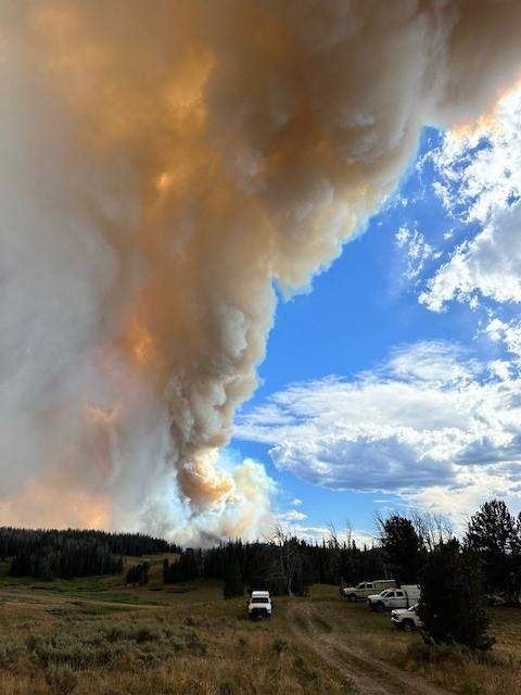 Fish Creek Fire August 22, 2024