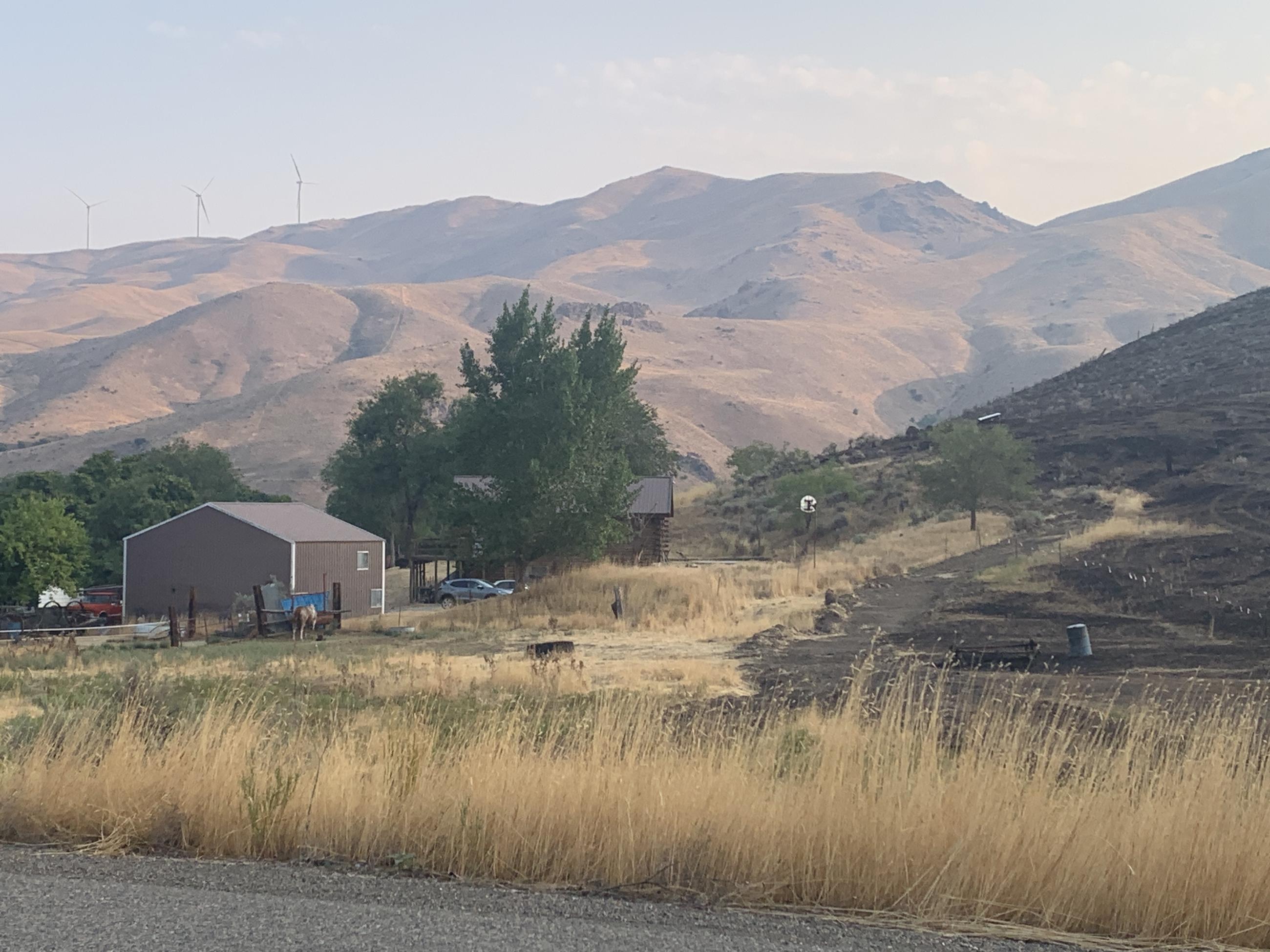 Residence protected by dozer line