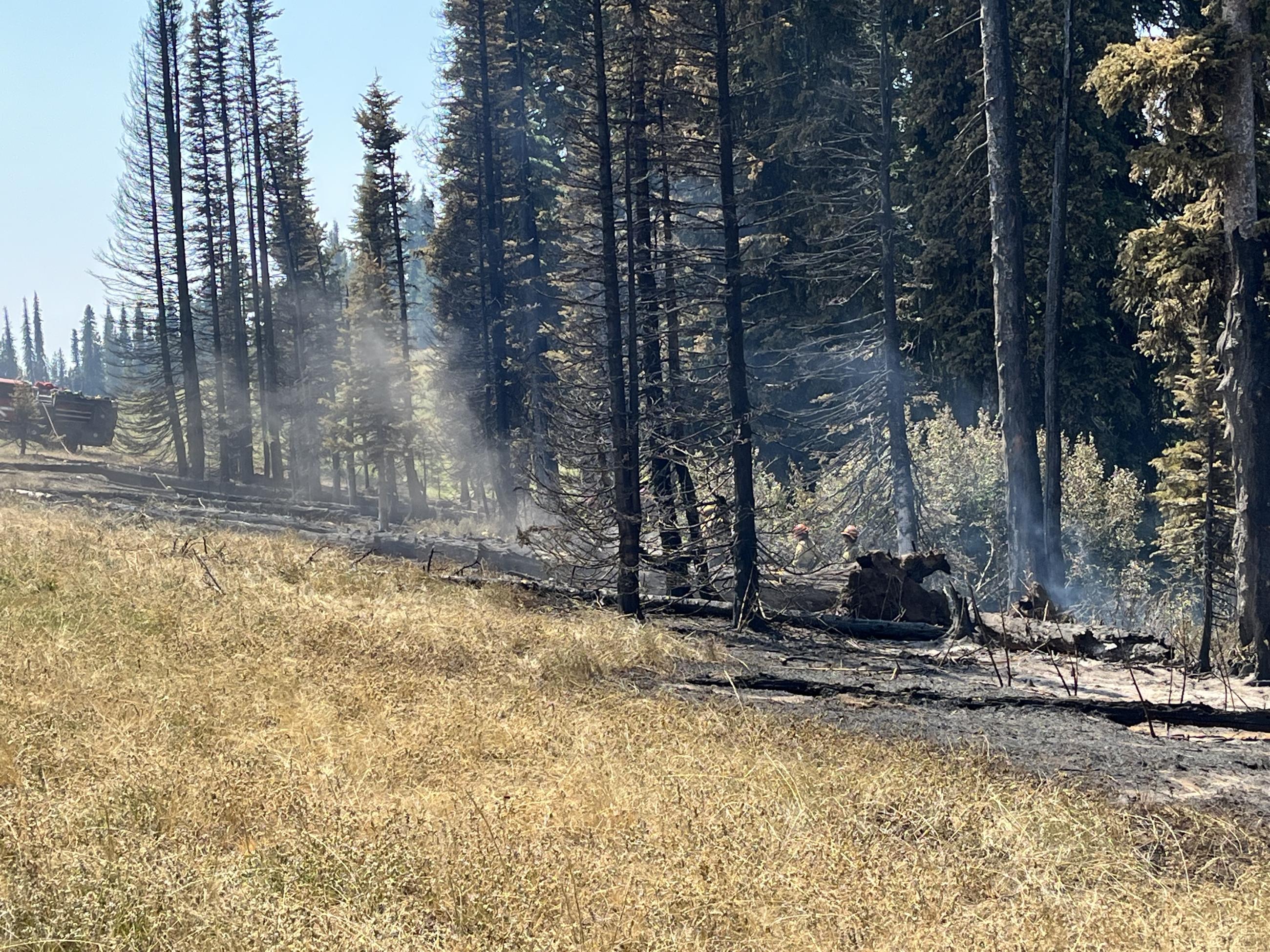 Crew completes mop up on a portion of the perimeter