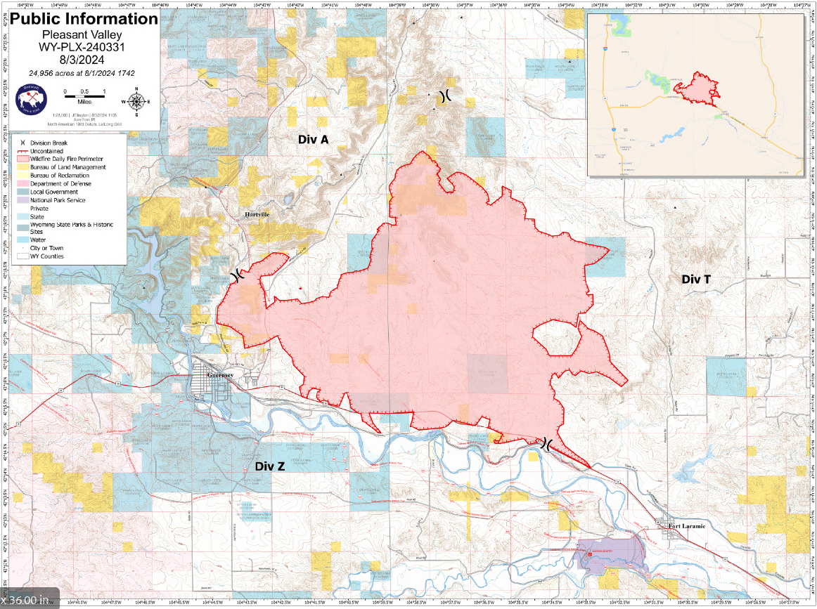 Pleasant Valley Fire Map