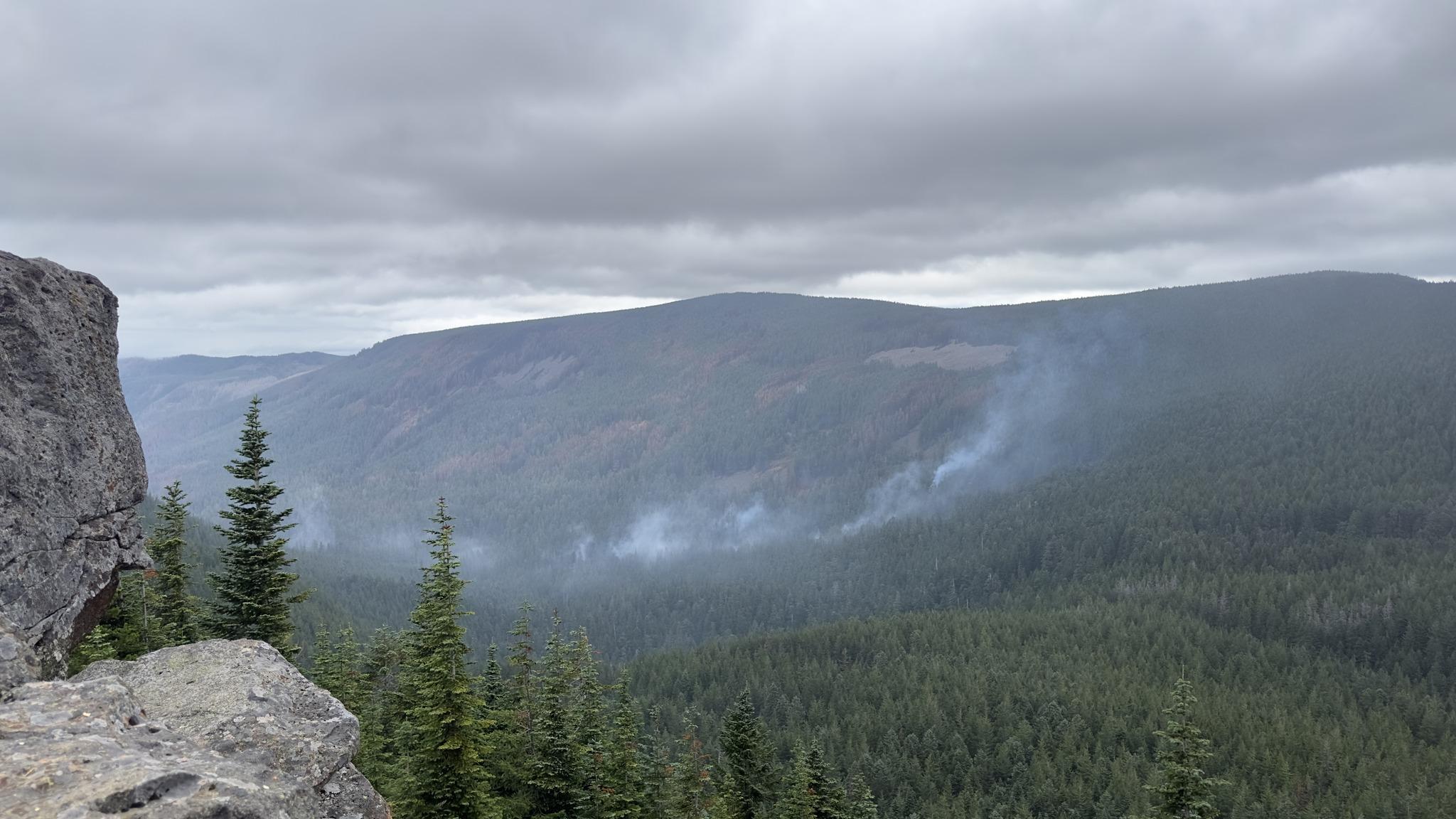 Smoke in East Fork Herman Creek_Aug 24