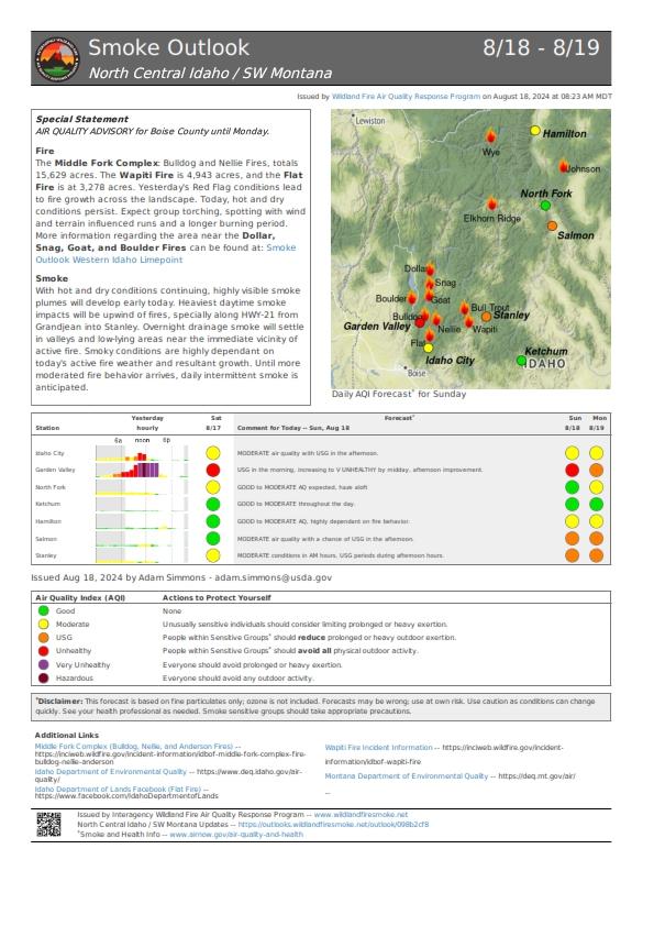 Information on Smoke Outlook