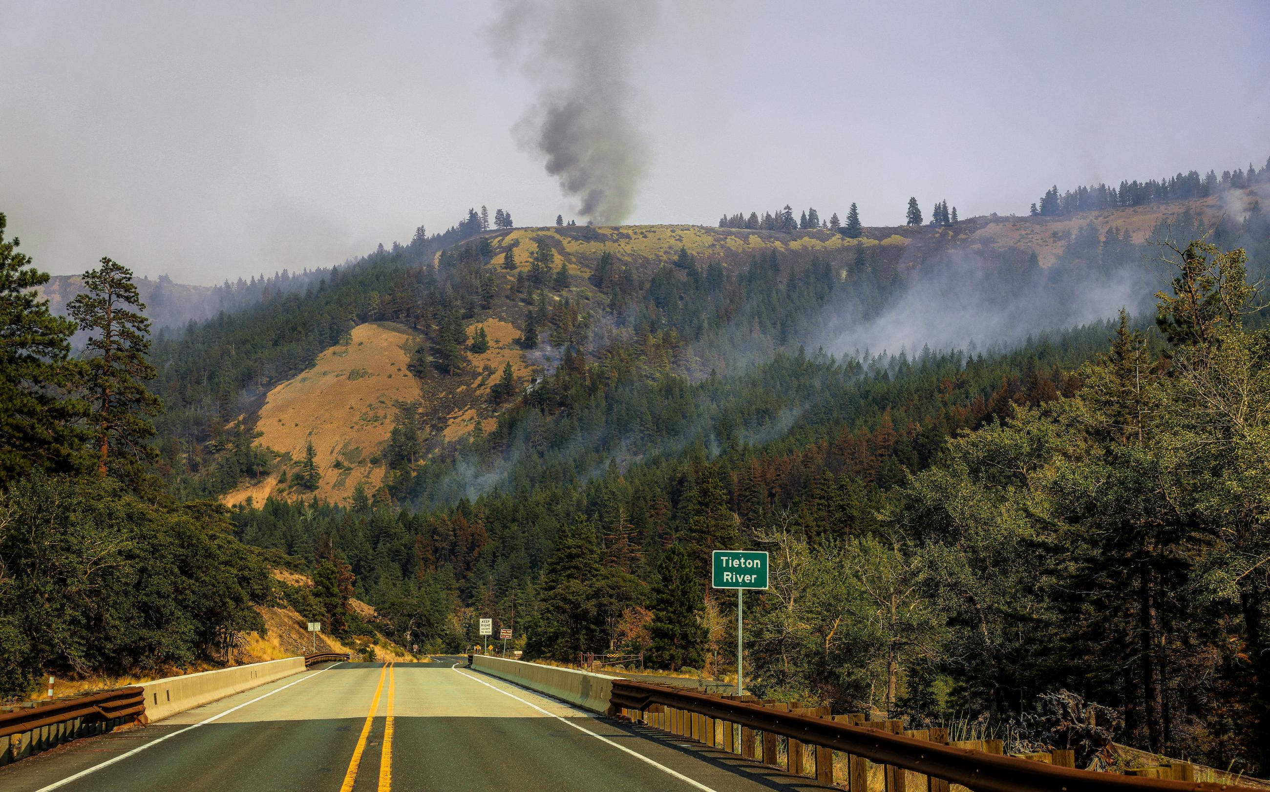 Smoke on a hill