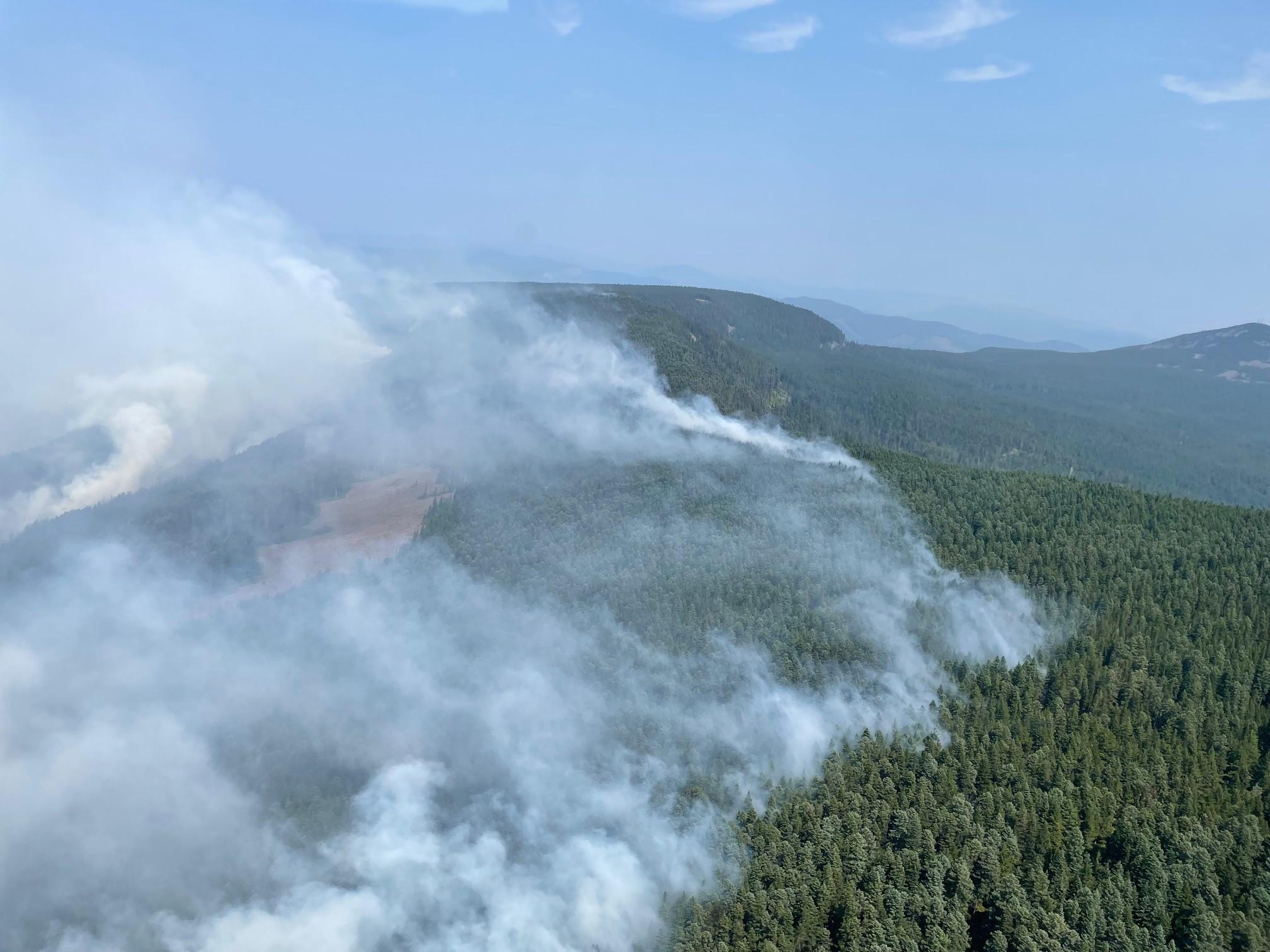 Aerial firing operations on Whisky Creek Aug. 8