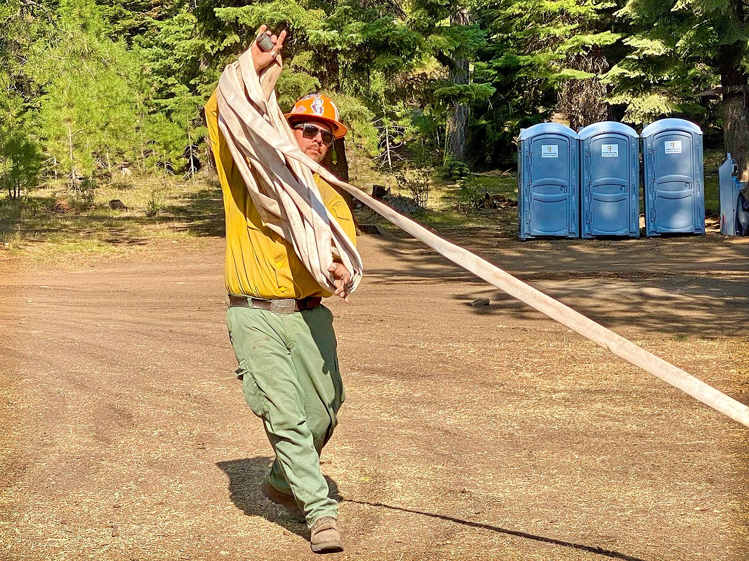 Firefighter Butterflies Hose Falls & Telephone Fires