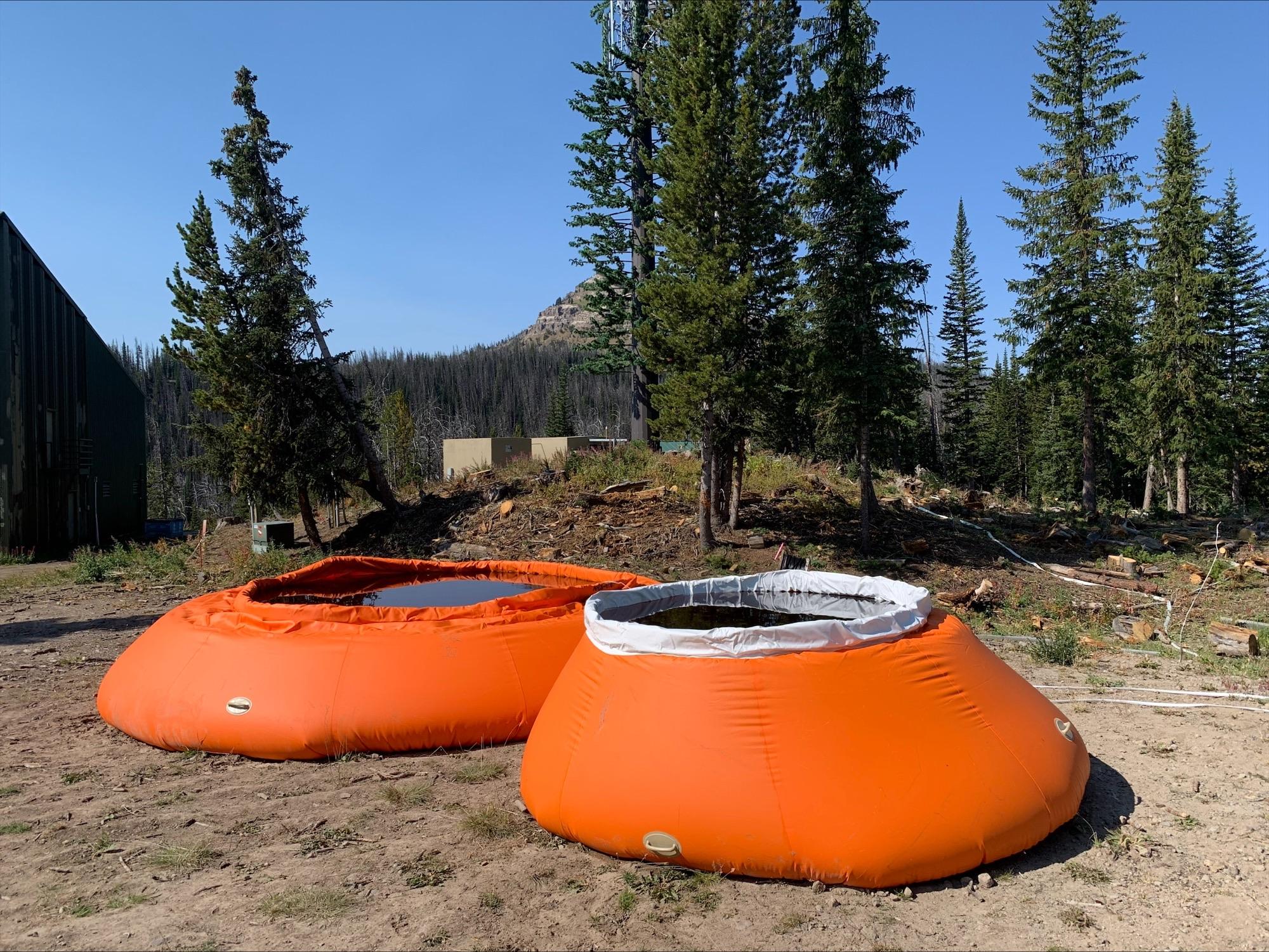 remote water sources on the Fish Creek Fire