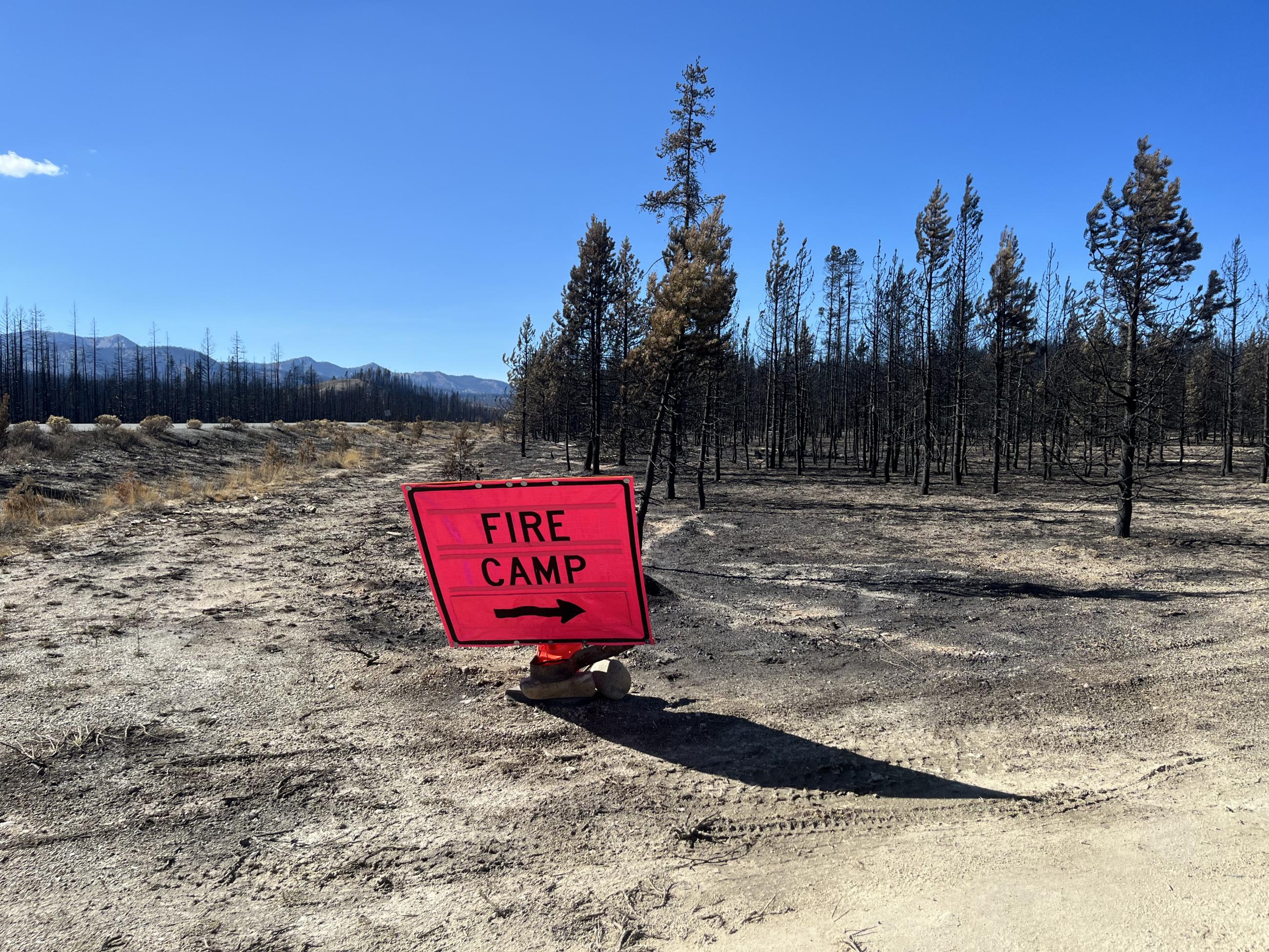 Wapiti Fire Incident Command Post (ICP)