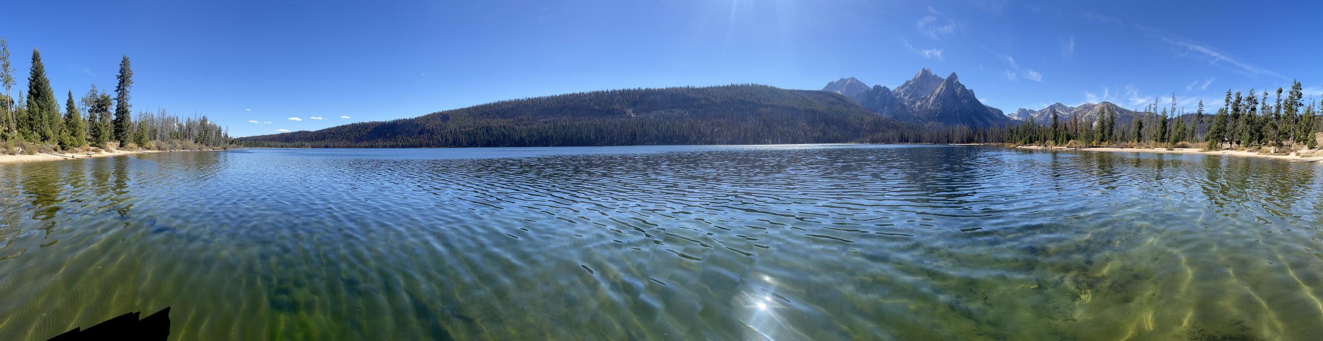 Panoramic view of Stanley Lake