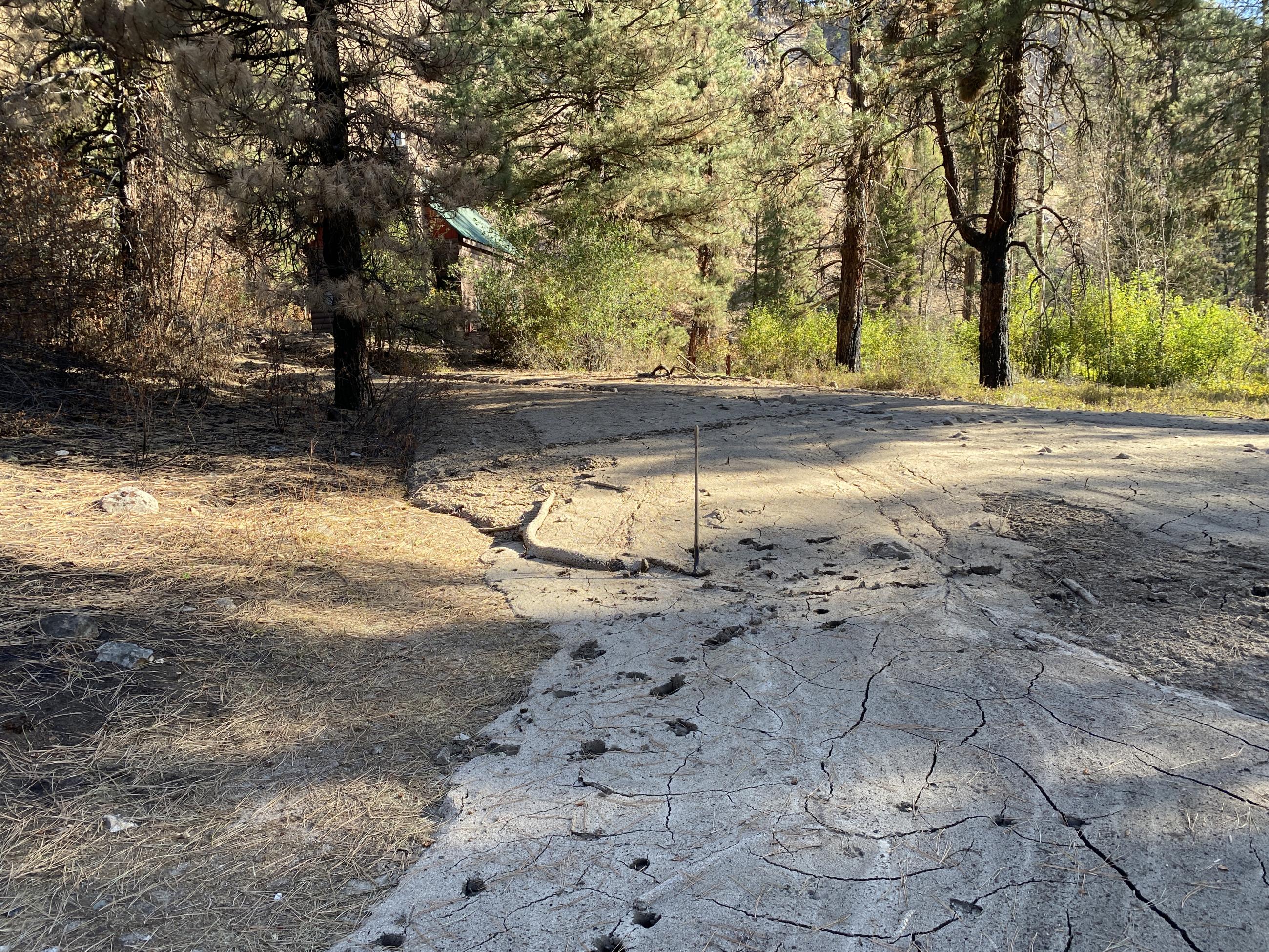 Landslide on the Grandjean Road