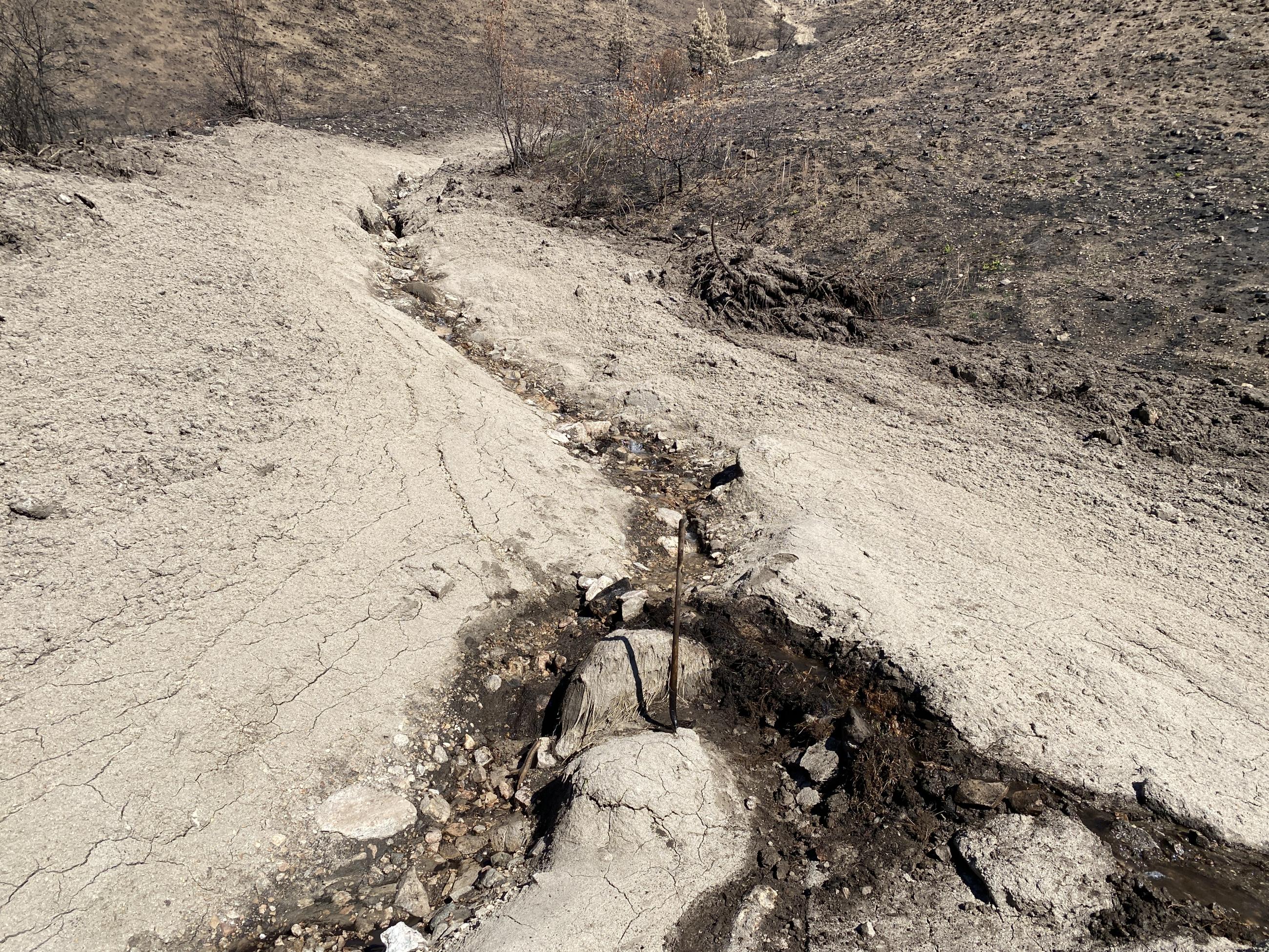 Landslide on the Grandjean Road