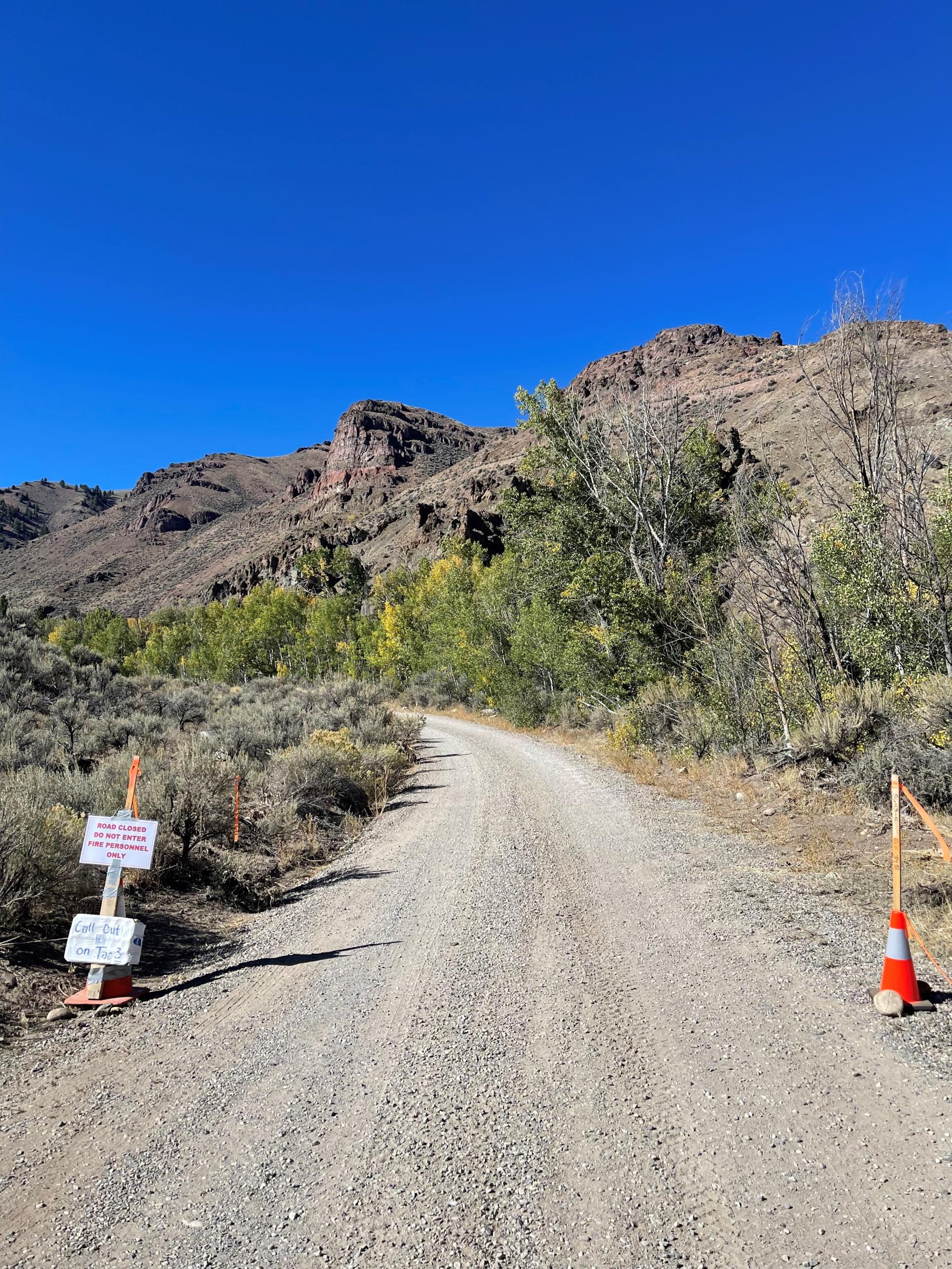 Big Boulder Creek Road Closure, September 27