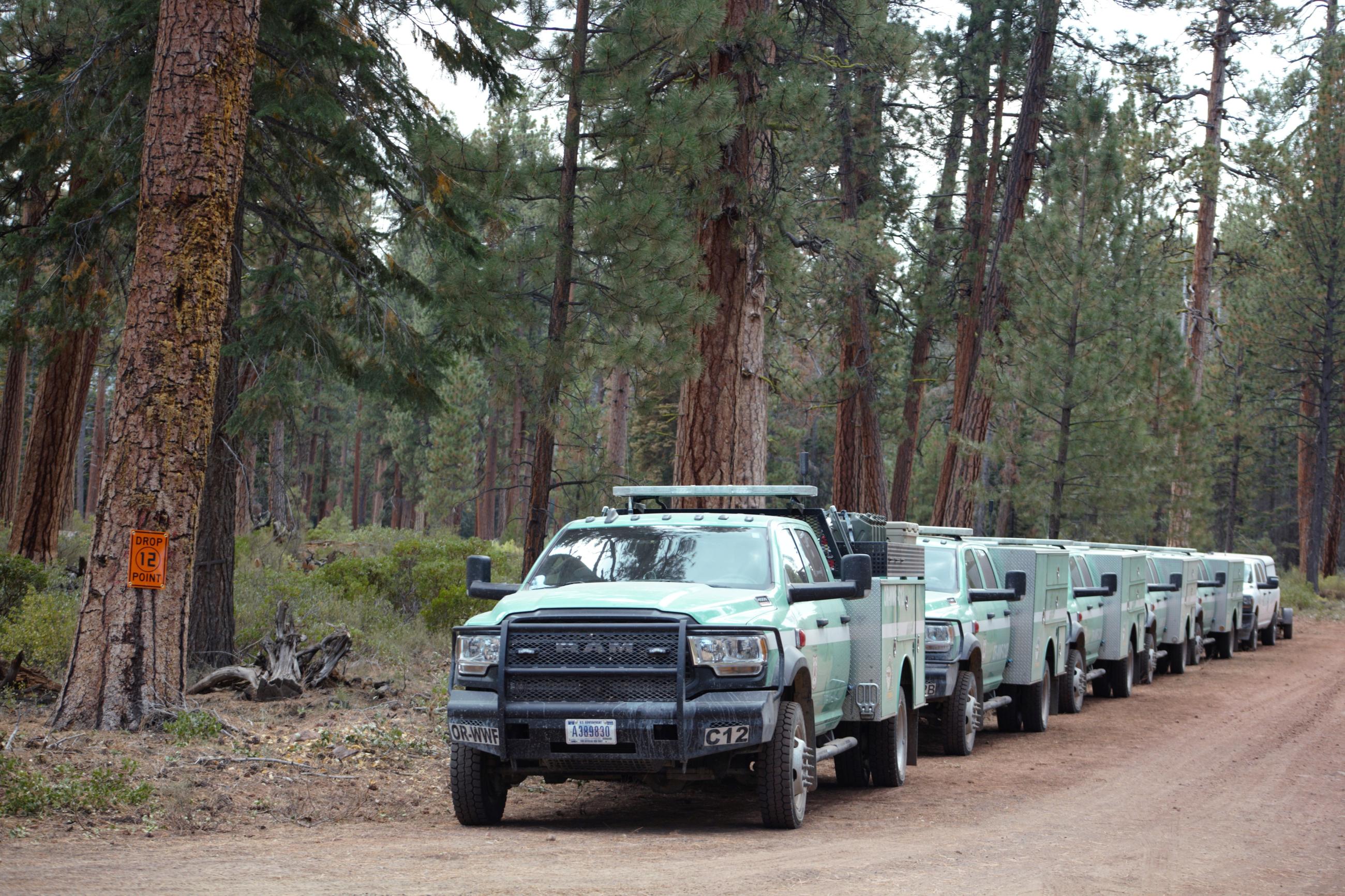 Forest Service apparatus used on the Buck Creek Fire.